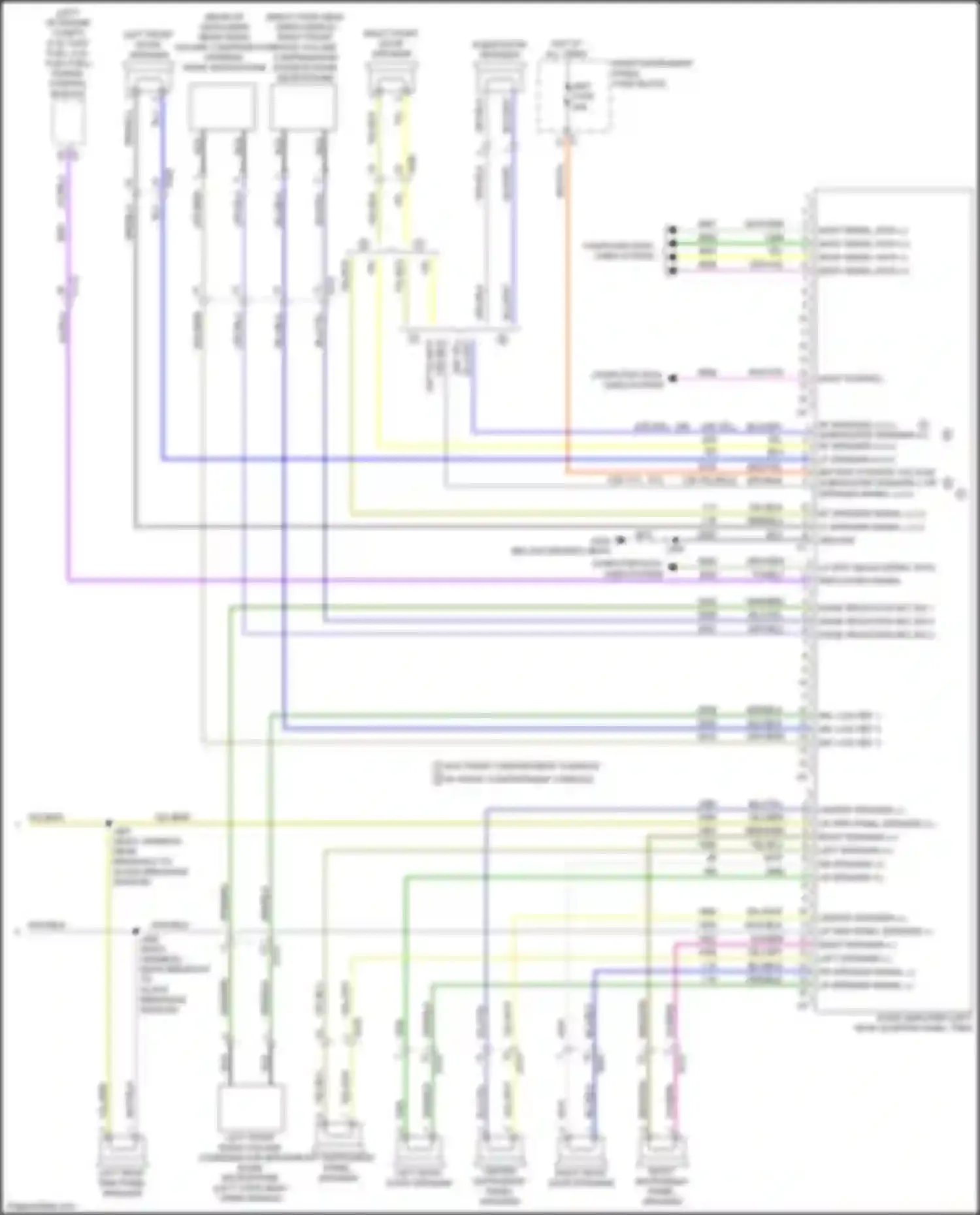 Wiring diagram replicated signal for Chevrolet Tahoe IV (2014-2021) (1 of 6)