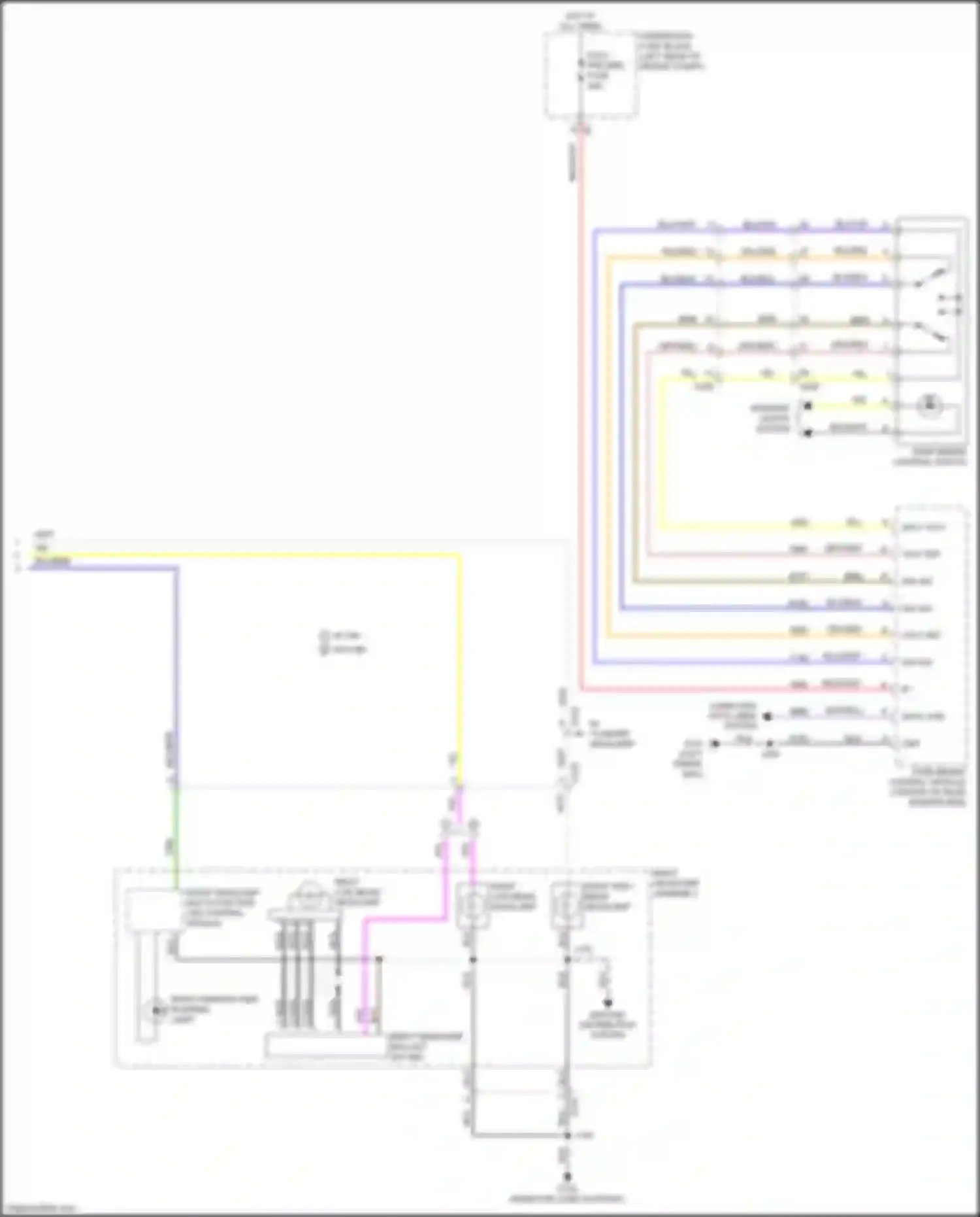 Wiring diagram sw sig for Chevrolet Tahoe IV (2014-2021) (3 of 8)