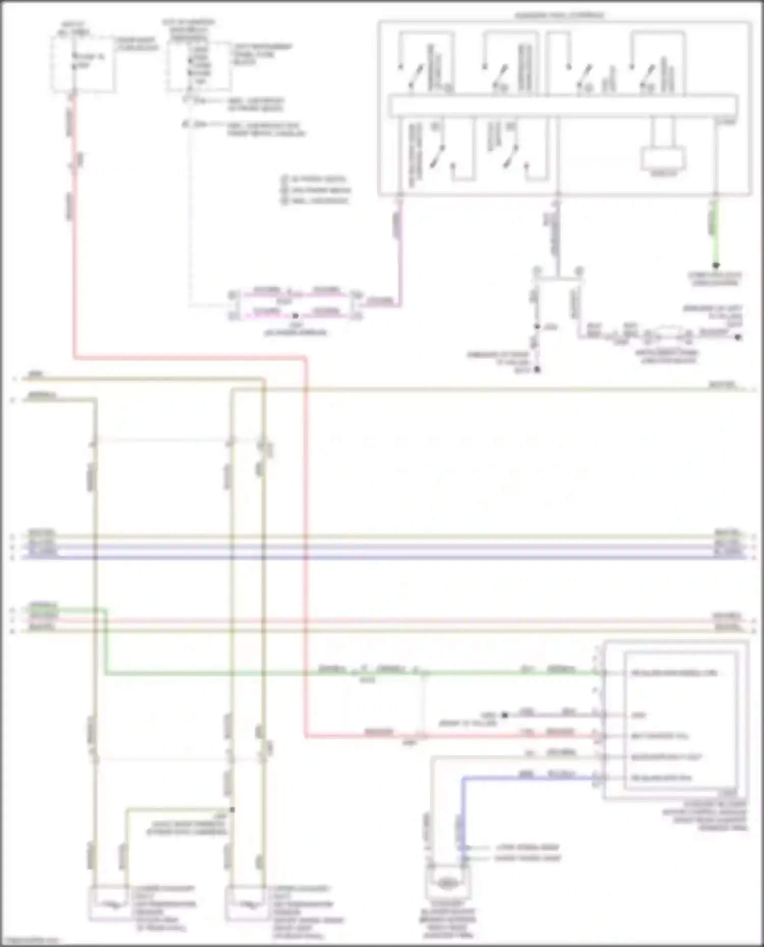 Wiring diagram up switch for Chevrolet Tahoe IV (2014-2021) (1 of 3)