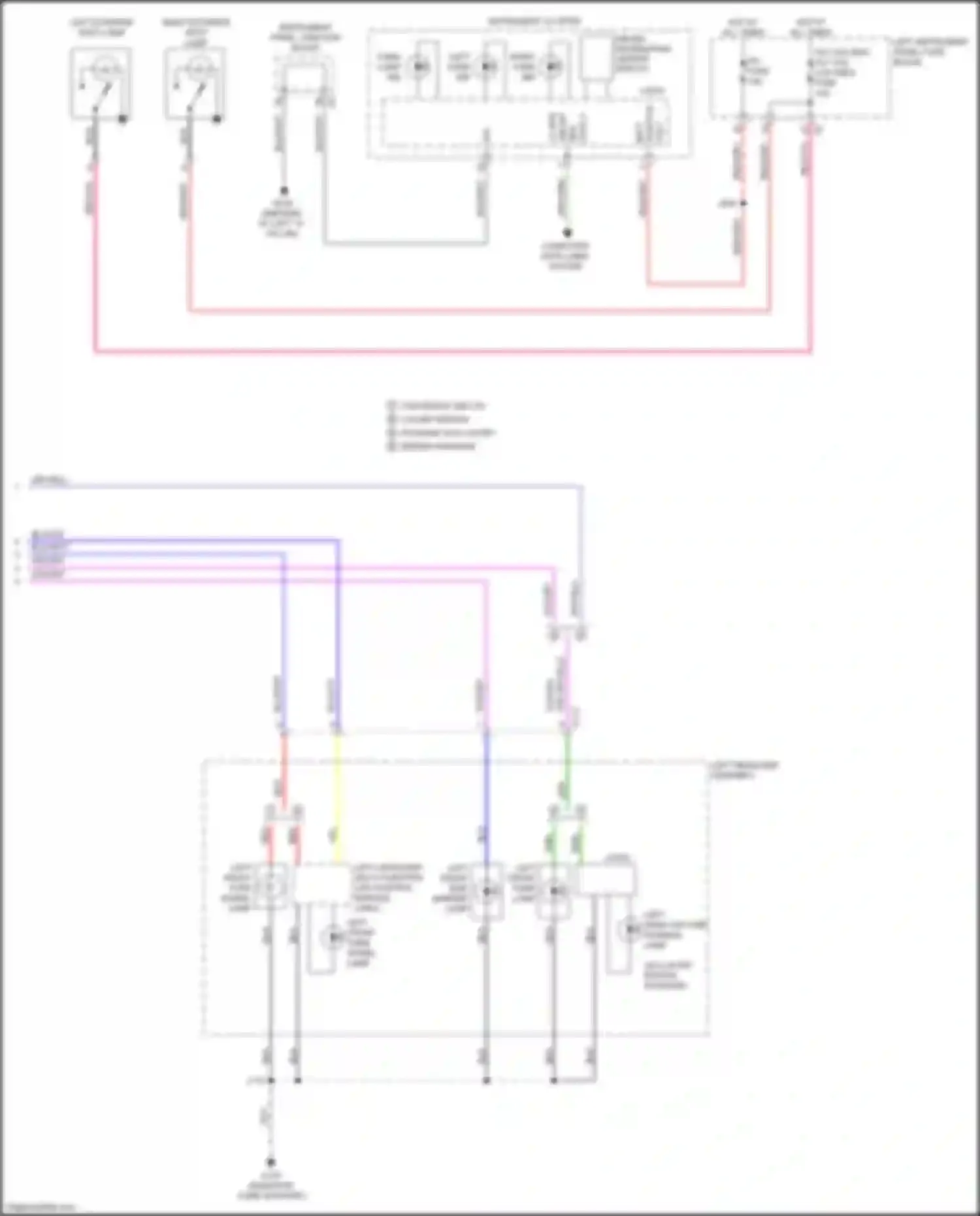 Wiring diagram vio/gry for Chevrolet Tahoe IV (2014-2021) (3 of 21)