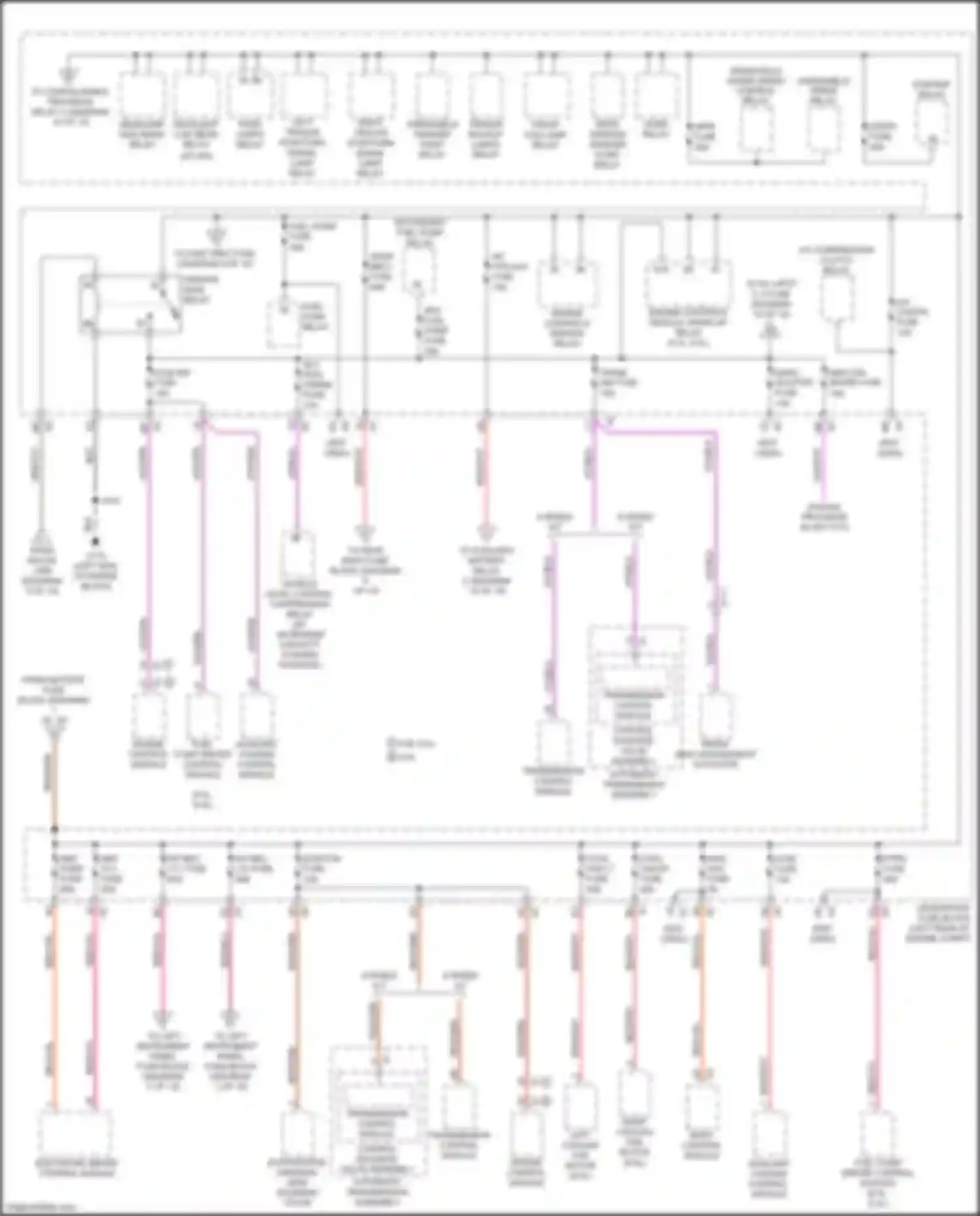 Wiring diagram windshield wiper speed control relay for Chevrolet Tahoe IV (2014-2021) (4 of 4)