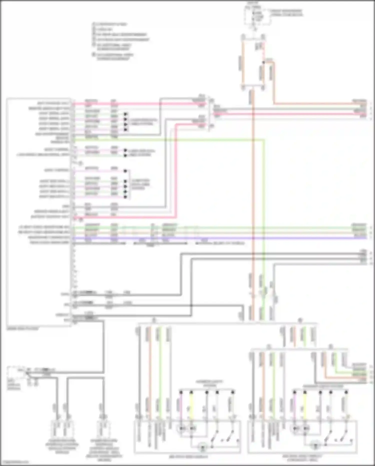 Wiring diagram y-bk usb for Chevrolet Tahoe IV (2014-2021) (1 of 1)