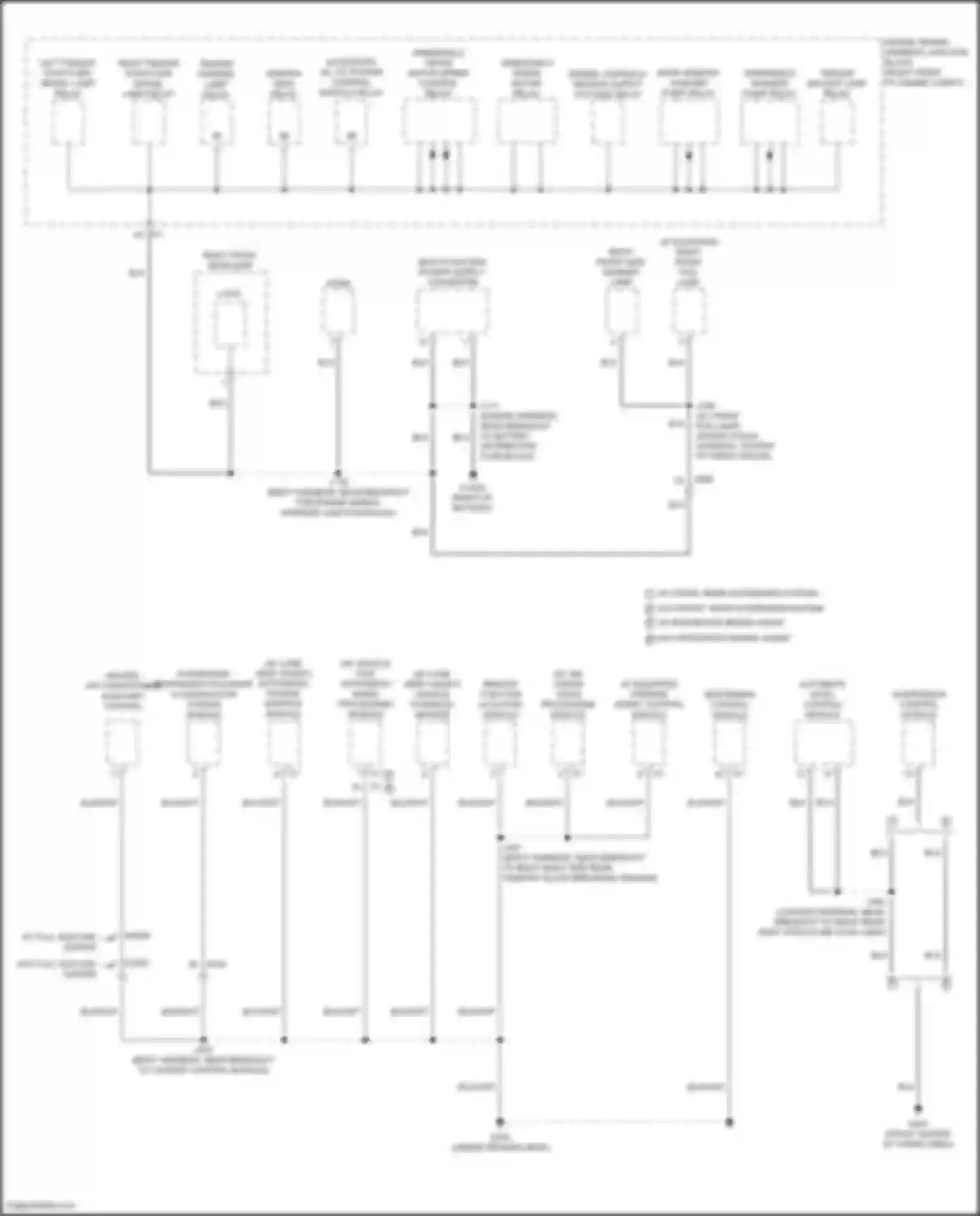 Tahoe Chevrolet V (2021-2024): Ground distribution circuit (3 of 11)