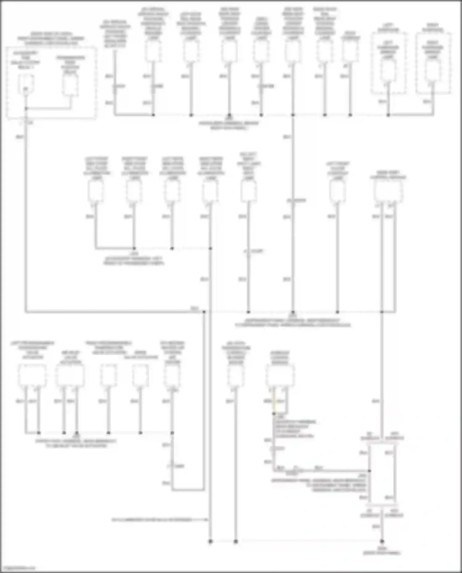 Tahoe Chevrolet V (2021-2024): Ground distribution circuit (6 of 11)