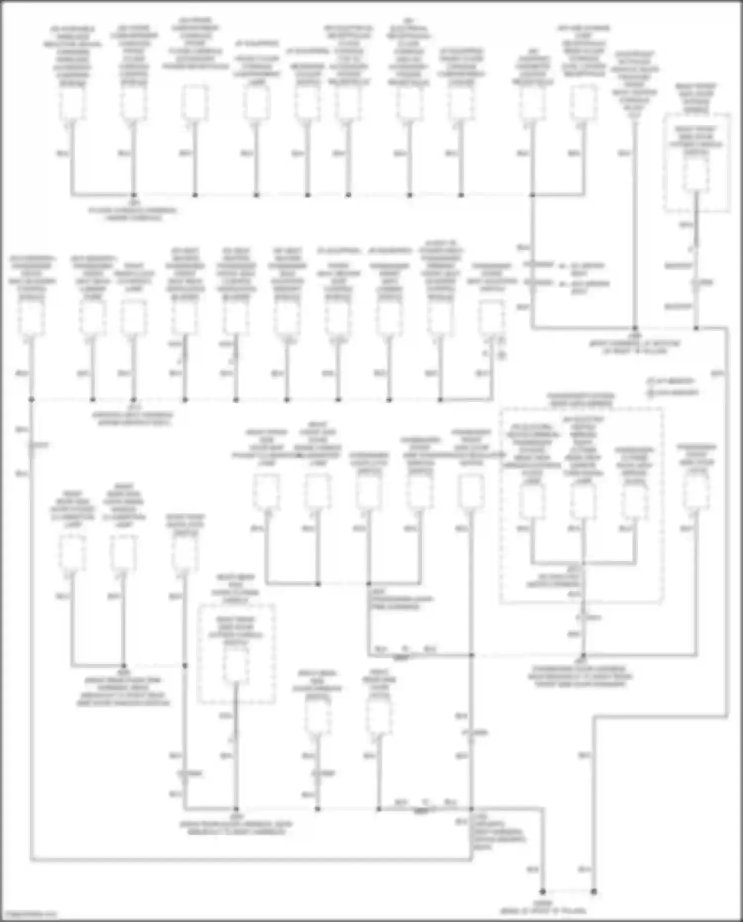 Tahoe Chevrolet V (2021-2024): Ground distribution circuit (8 of 11)