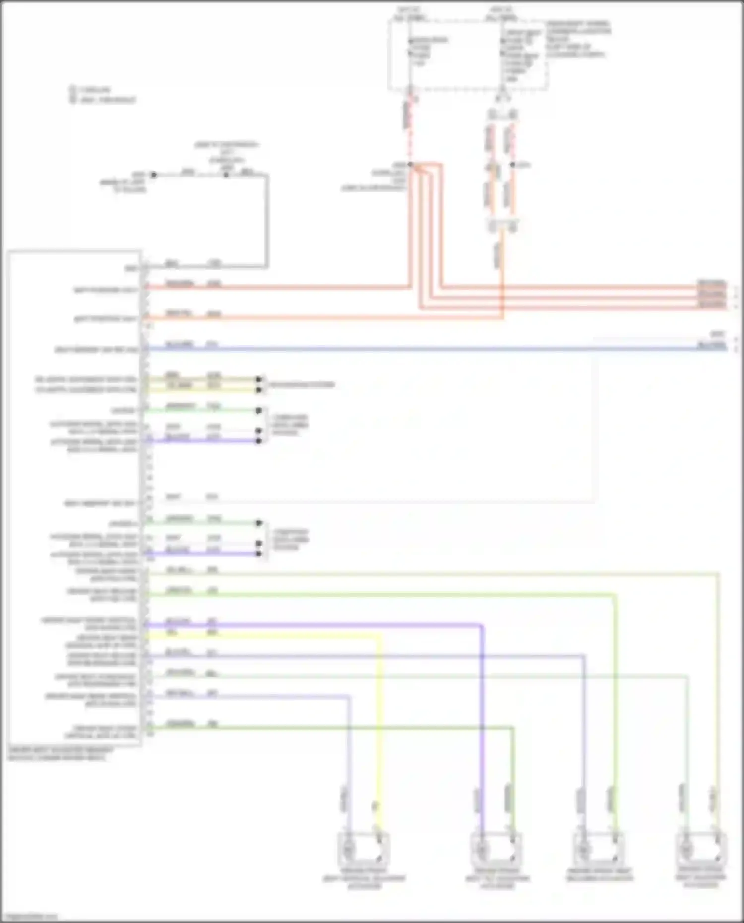 Tahoe Chevrolet V (2021-2024): Driver"s memory seat circuit (1 of 2)