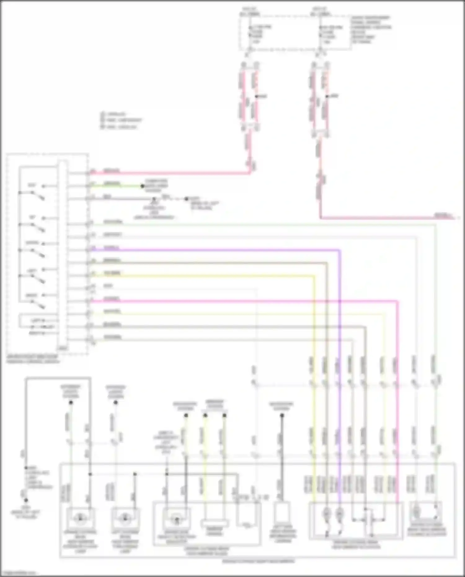 Tahoe Chevrolet V (2021-2024): Memory mirrors circuit (1 of 2)