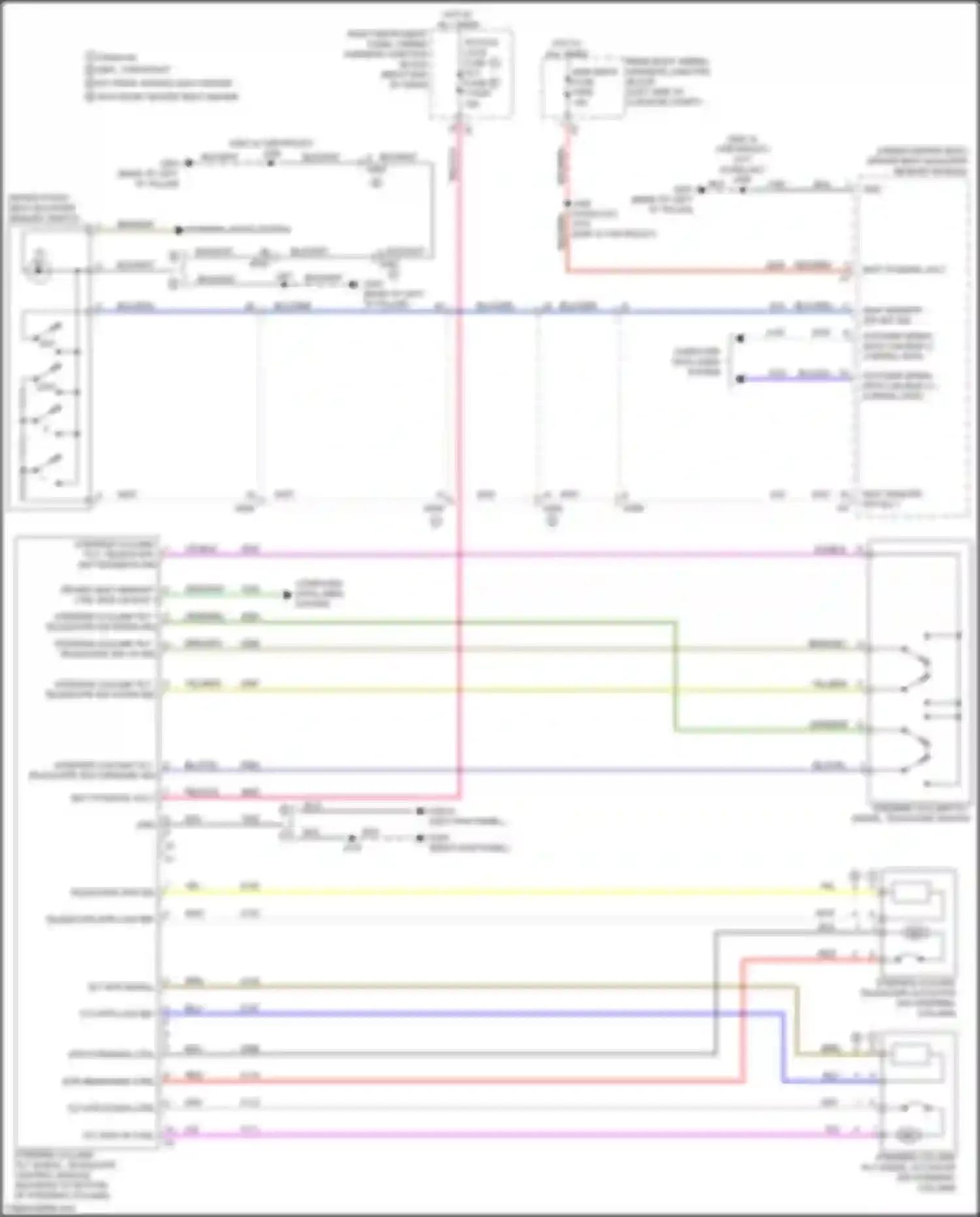 Tahoe Chevrolet V (2021-2024): Memory power tilt & power telescopic circuit