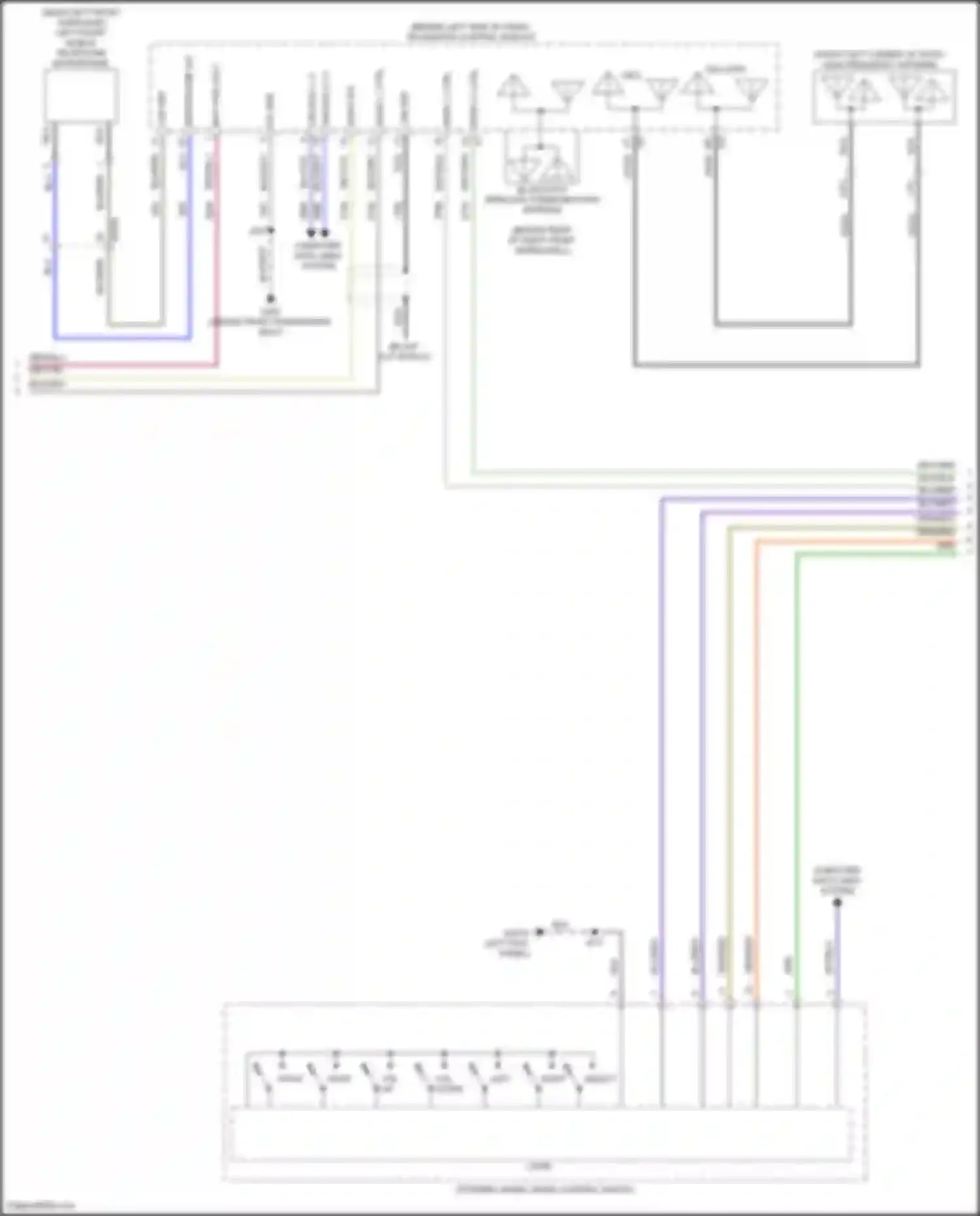 Tahoe Chevrolet V (2021-2024): Navigation circuit, mid/high level premium audio w/o surround amplifier (2 of 4)