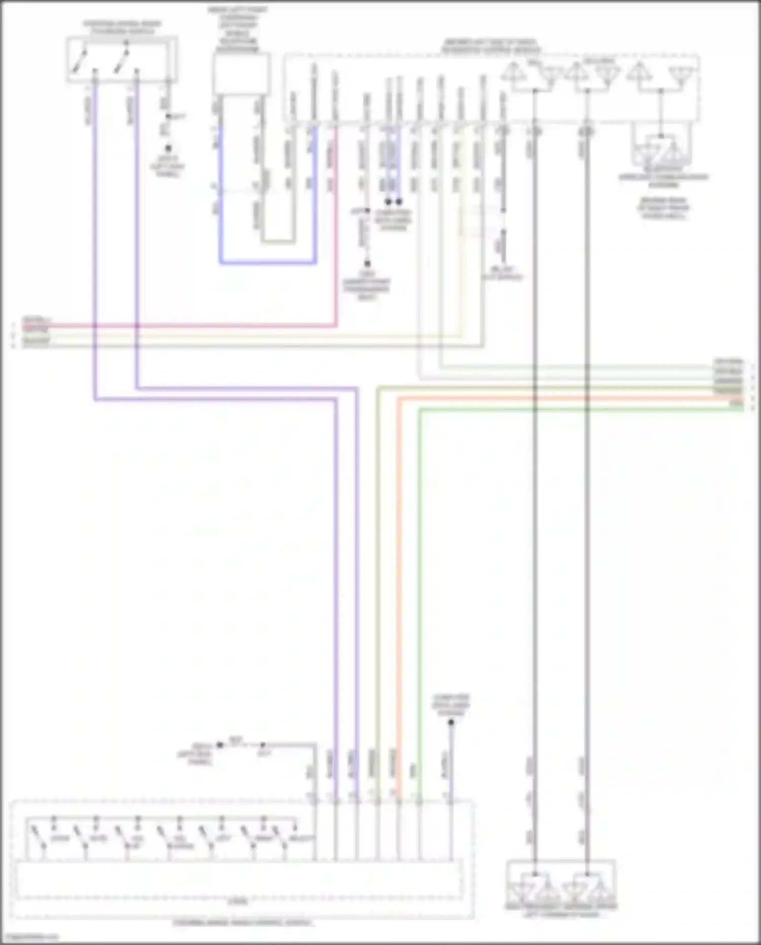 Tahoe Chevrolet V (2021-2024): Navigation circuit, mid/high level premium audio w/ surround amplifier (2 of 4)