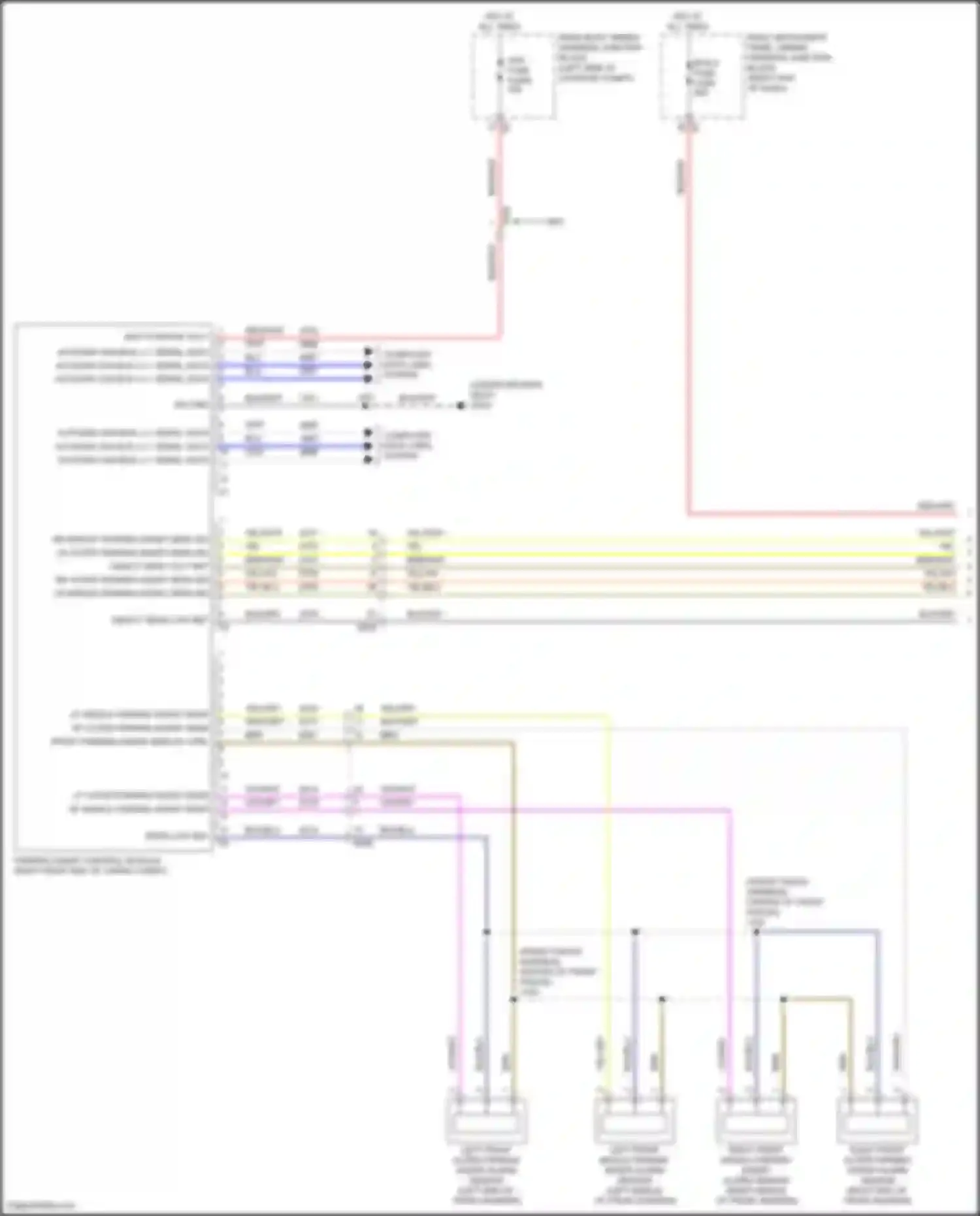Tahoe Chevrolet V (2021-2024): Parking assistant circuit (1 of 2)