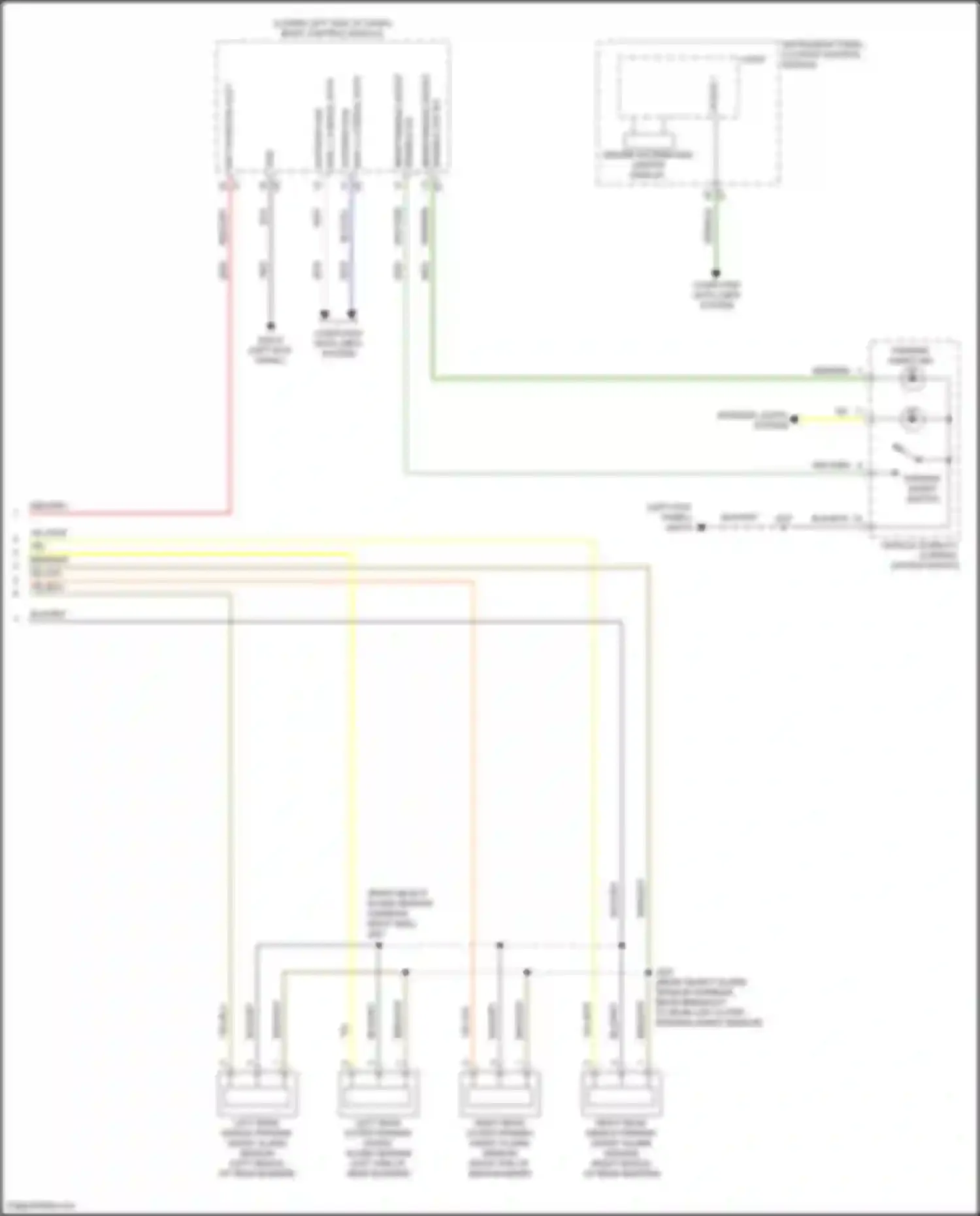 Tahoe Chevrolet V (2021-2024): Parking assistant circuit (2 of 2)