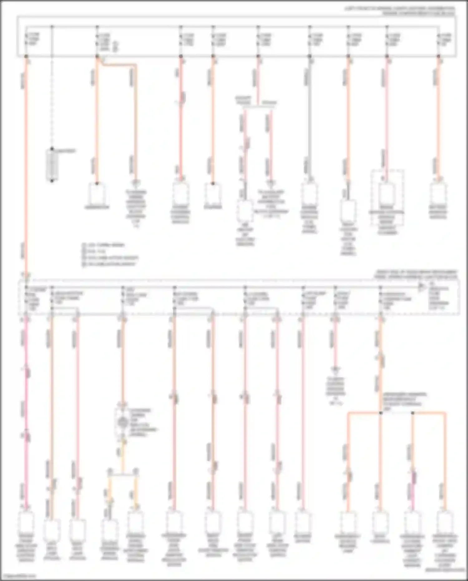 Tahoe Chevrolet V (2021-2024): Power distribution circuit (1 of 11)