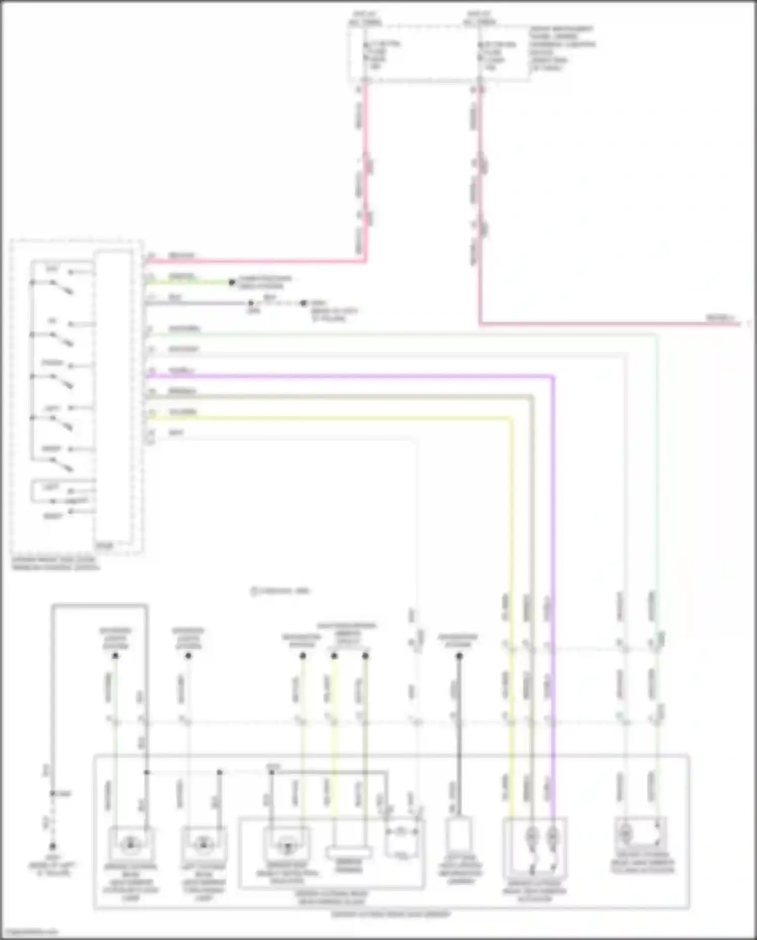 Tahoe Chevrolet V (2021-2024): Power mirrors circuit (1 of 2)