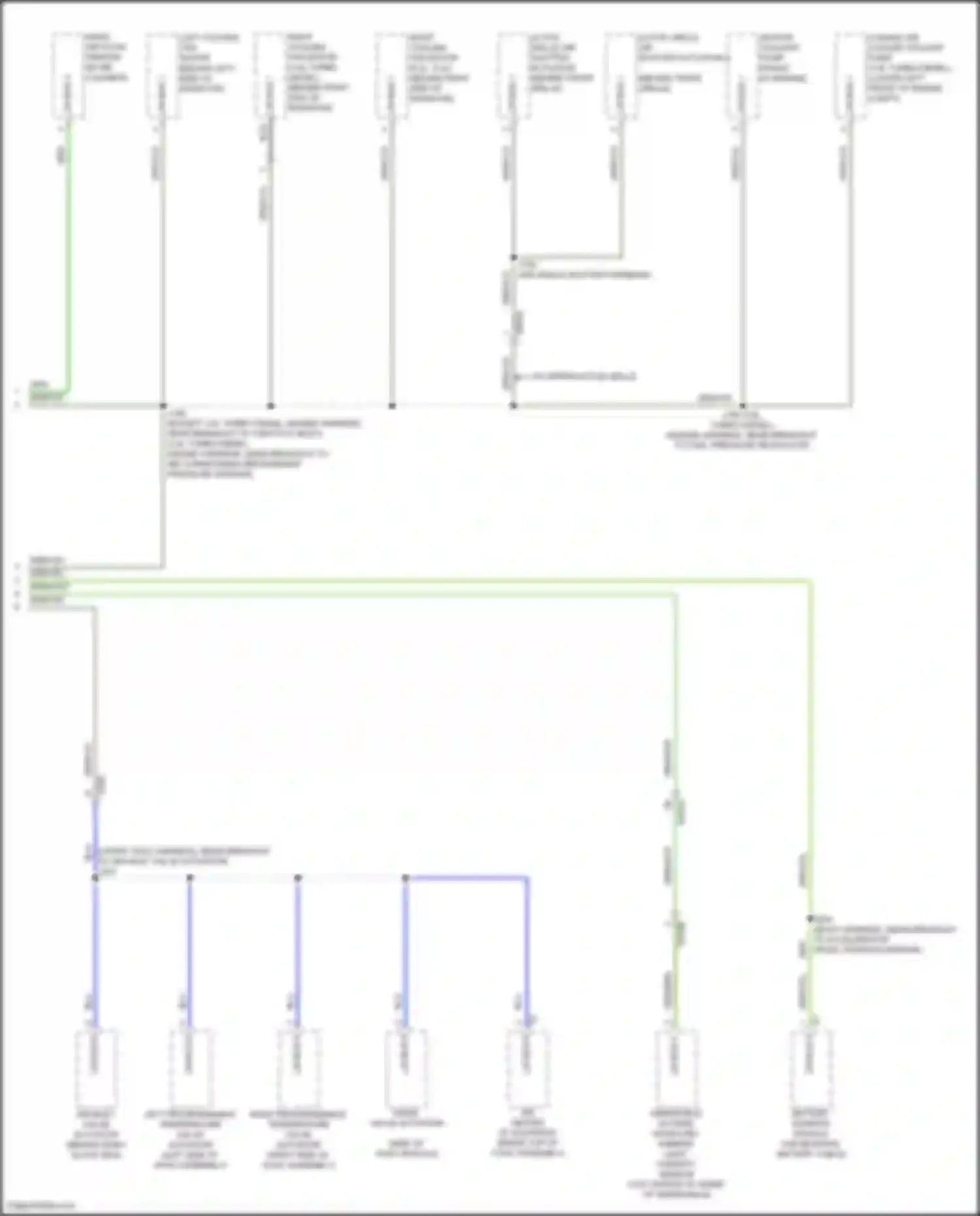 Wiring diagram active grille air shutter actuator 2 for Chevrolet Tahoe V (2021-2024) (1 of 2)