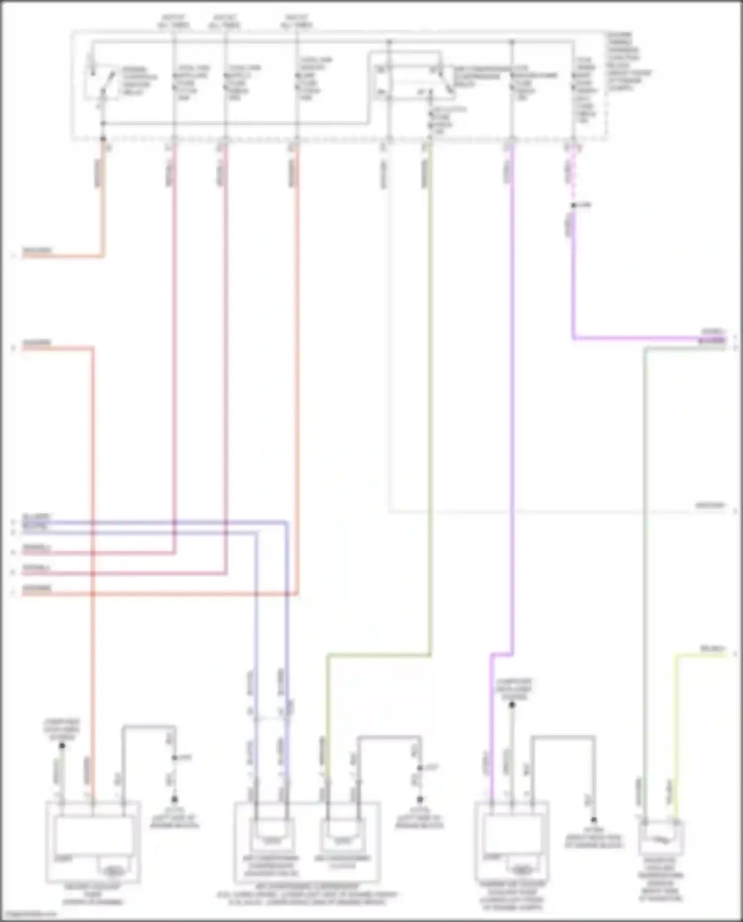 Wiring diagram air conditioning compressor relay for Chevrolet Tahoe V (2021-2024) (2 of 3)