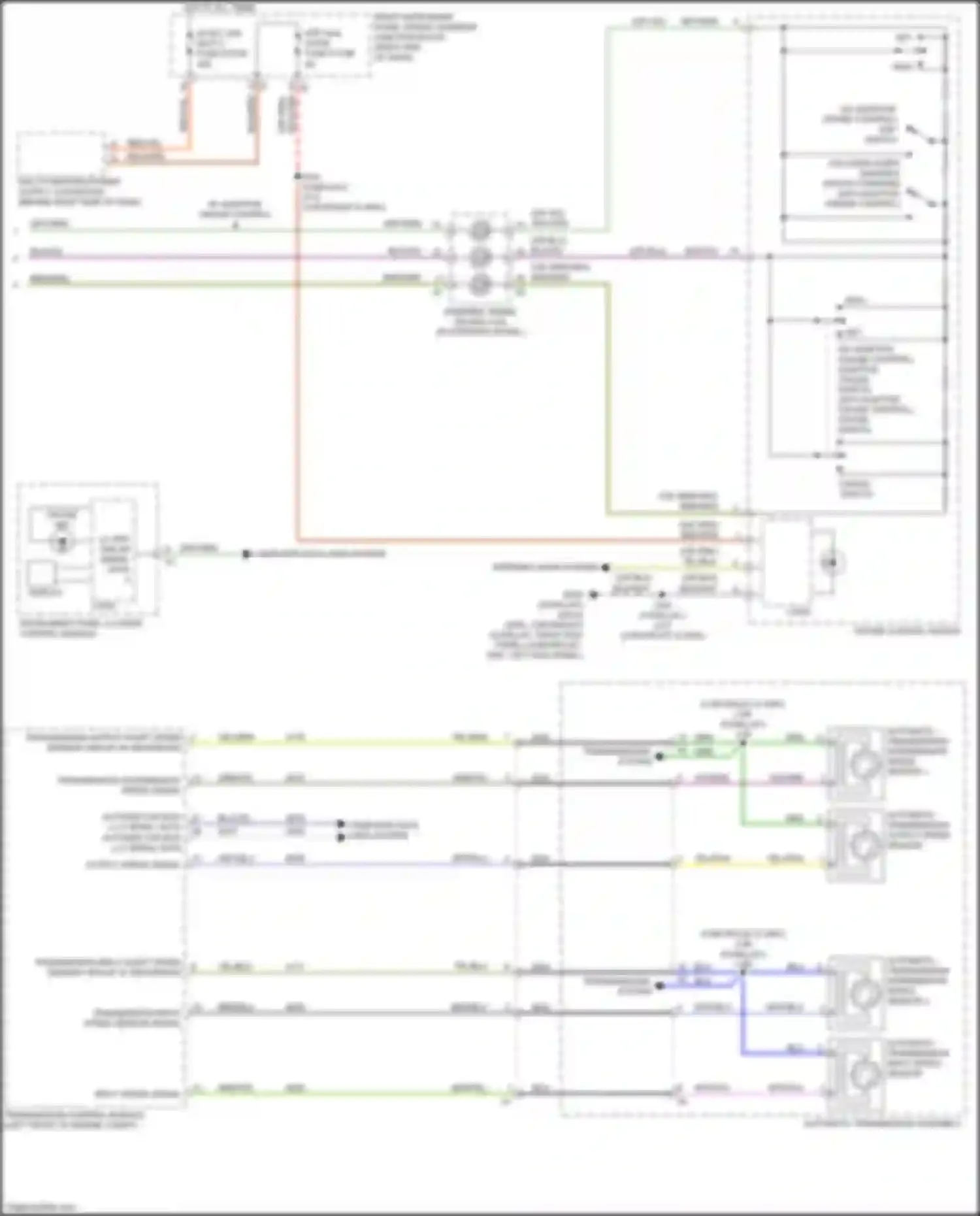 Wiring diagram automatic transmission input speed sensor for Chevrolet Tahoe V (2021-2024) (1 of 1)