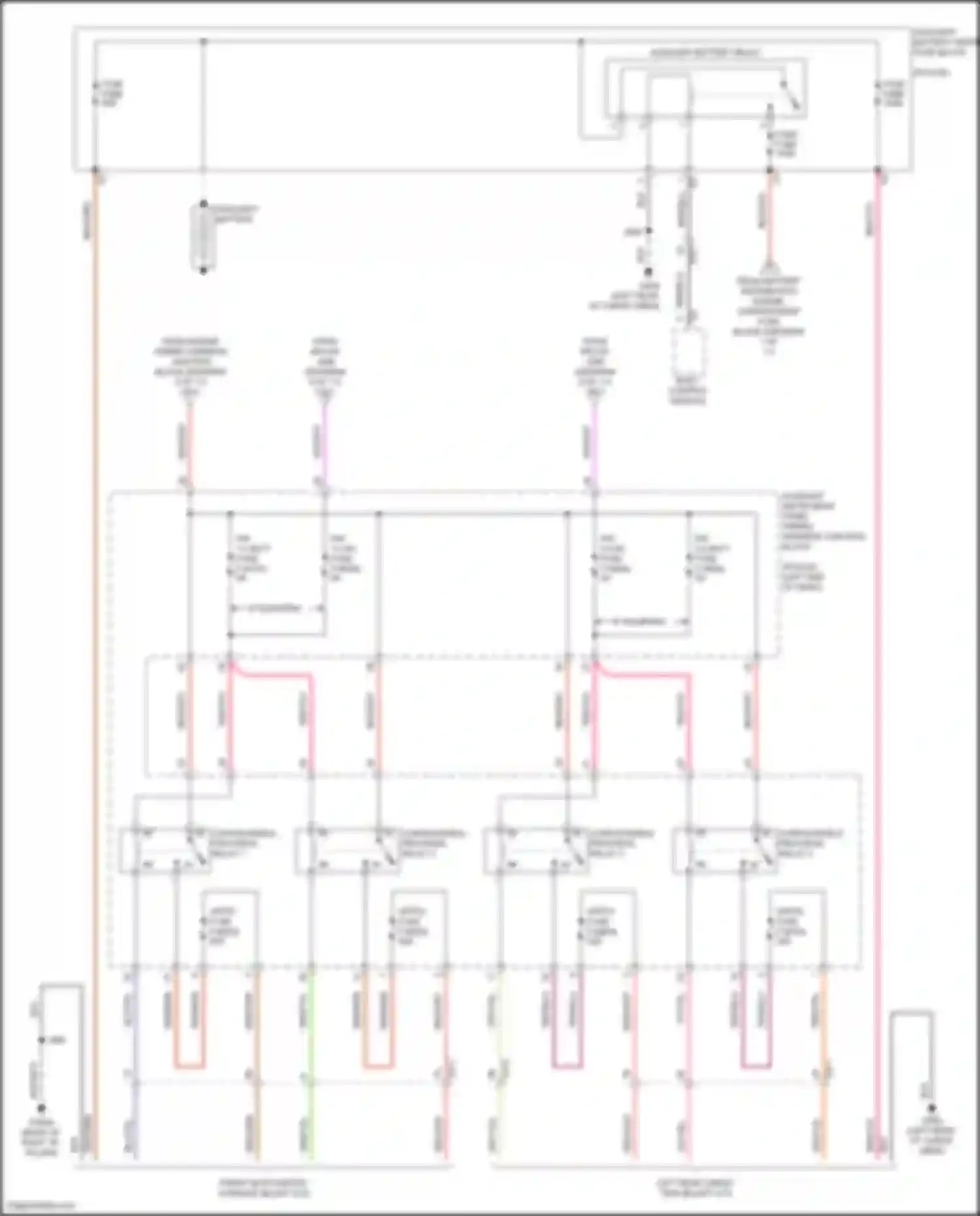 Wiring diagram configurable provision relay 2 for Chevrolet Tahoe V (2021-2024) (1 of 1)