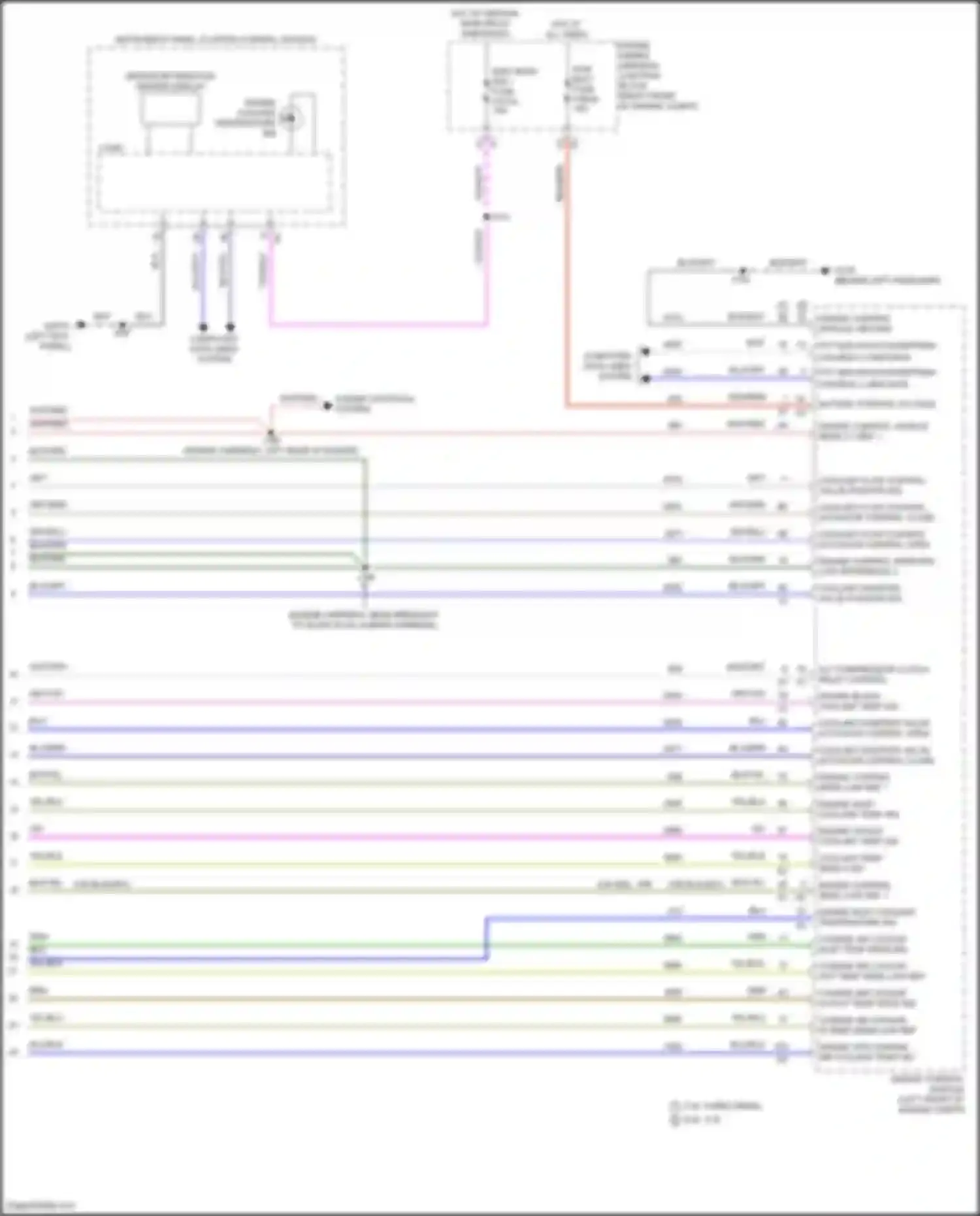 Wiring diagram coolant diverter valve position sig for Chevrolet Tahoe V (2021-2024) (1 of 1)