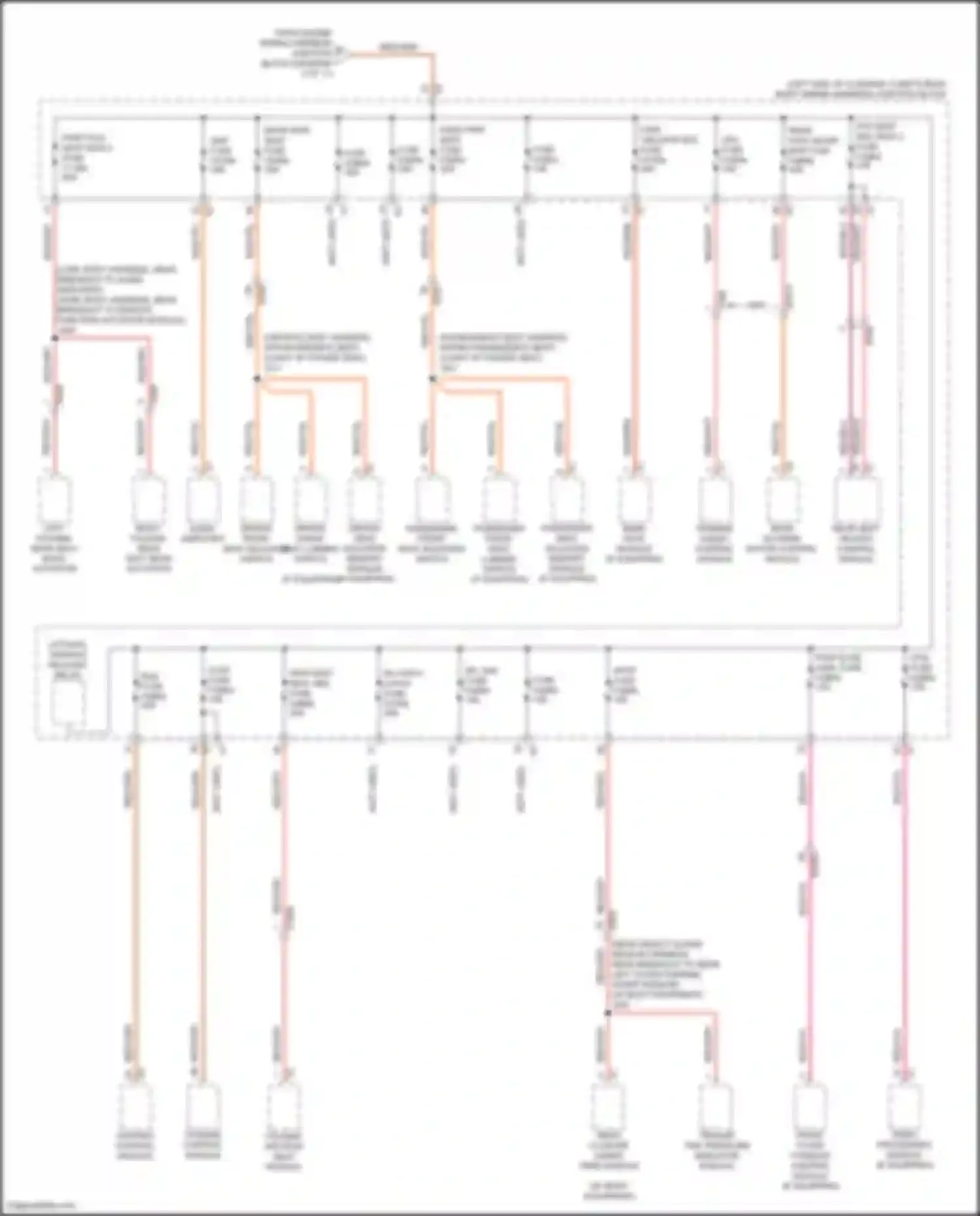 Wiring diagram driver seat adjuster memory module for Chevrolet Tahoe V (2021-2024) (5 of 6)