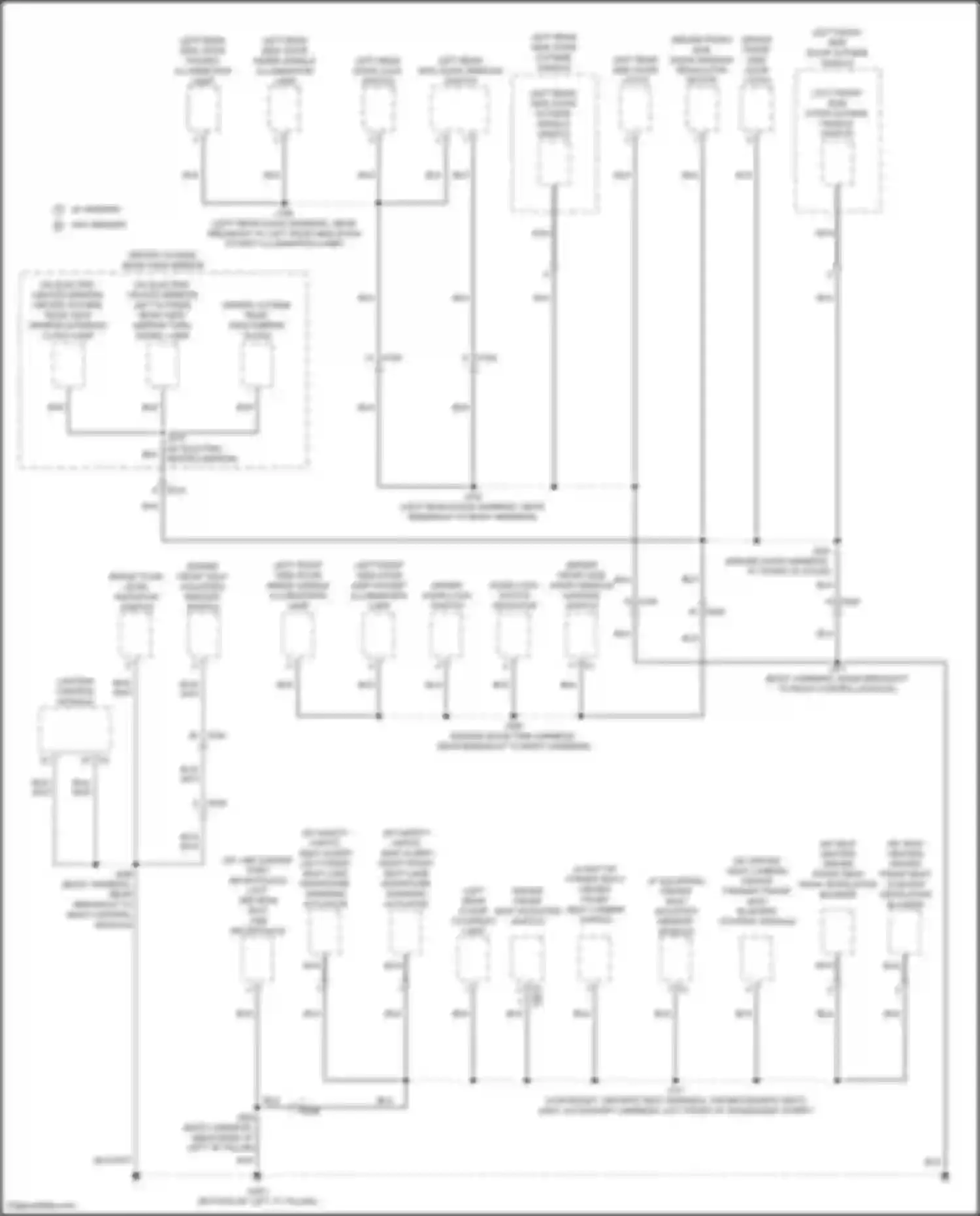 Wiring diagram driver seat adjuster memory module for Chevrolet Tahoe V (2021-2024) (2 of 6)