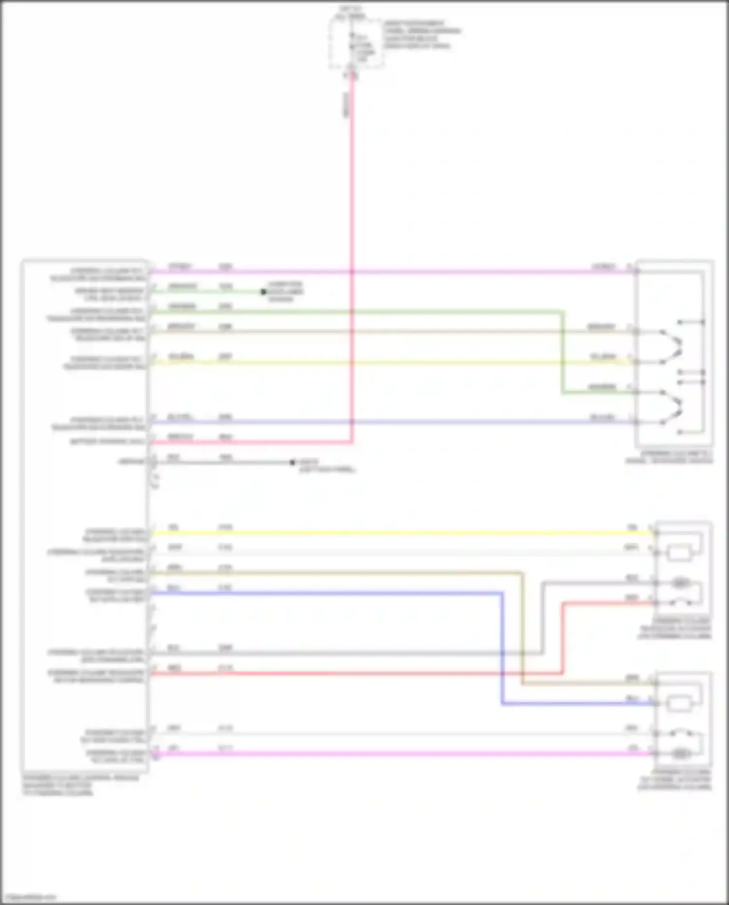 Wiring diagram driver seat memory ctrl mod lin bus 1 for Chevrolet Tahoe V (2021-2024) (1 of 1)