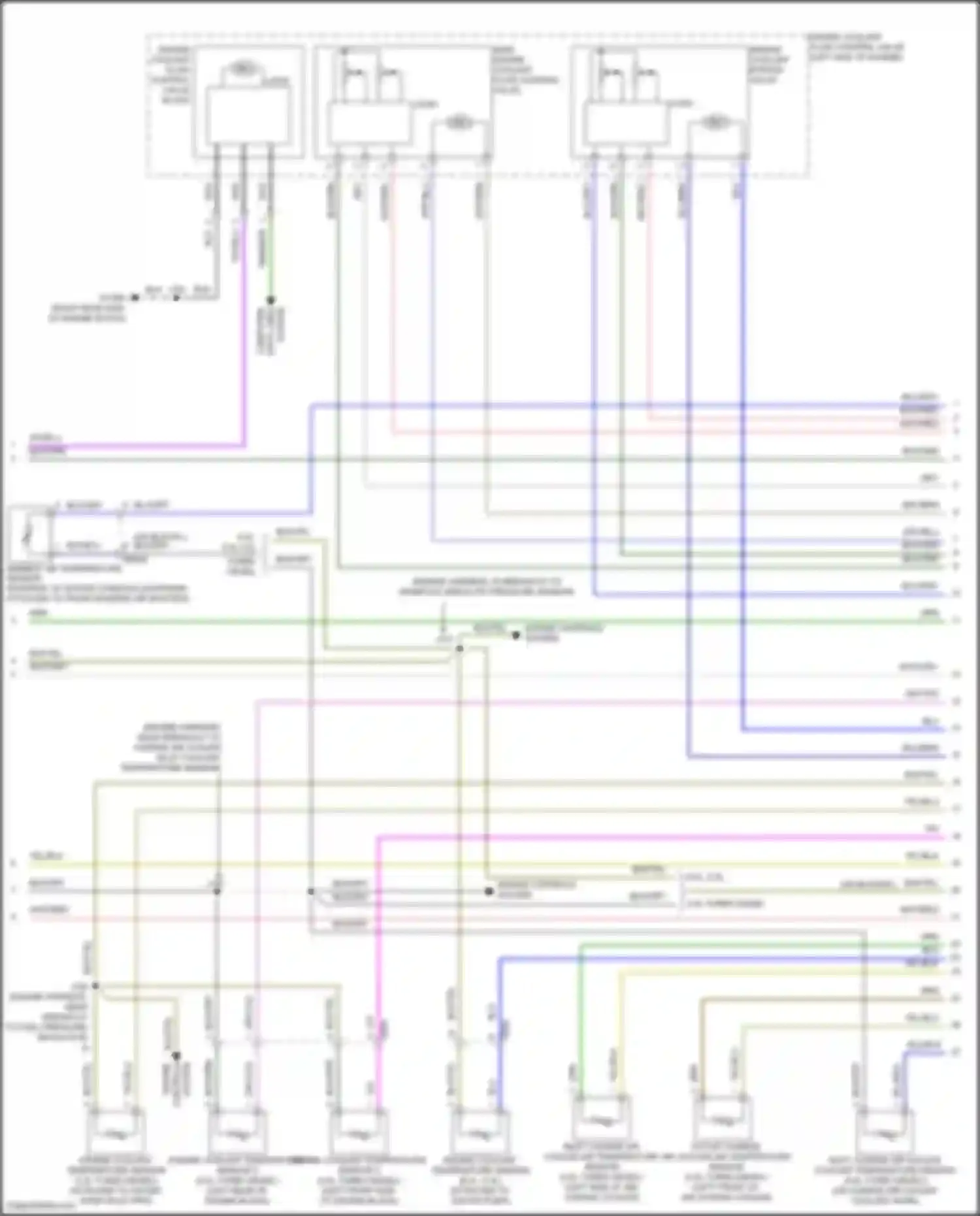 Wiring diagram engine coolant flow control valve for Chevrolet Tahoe V (2021-2024) (1 of 5)