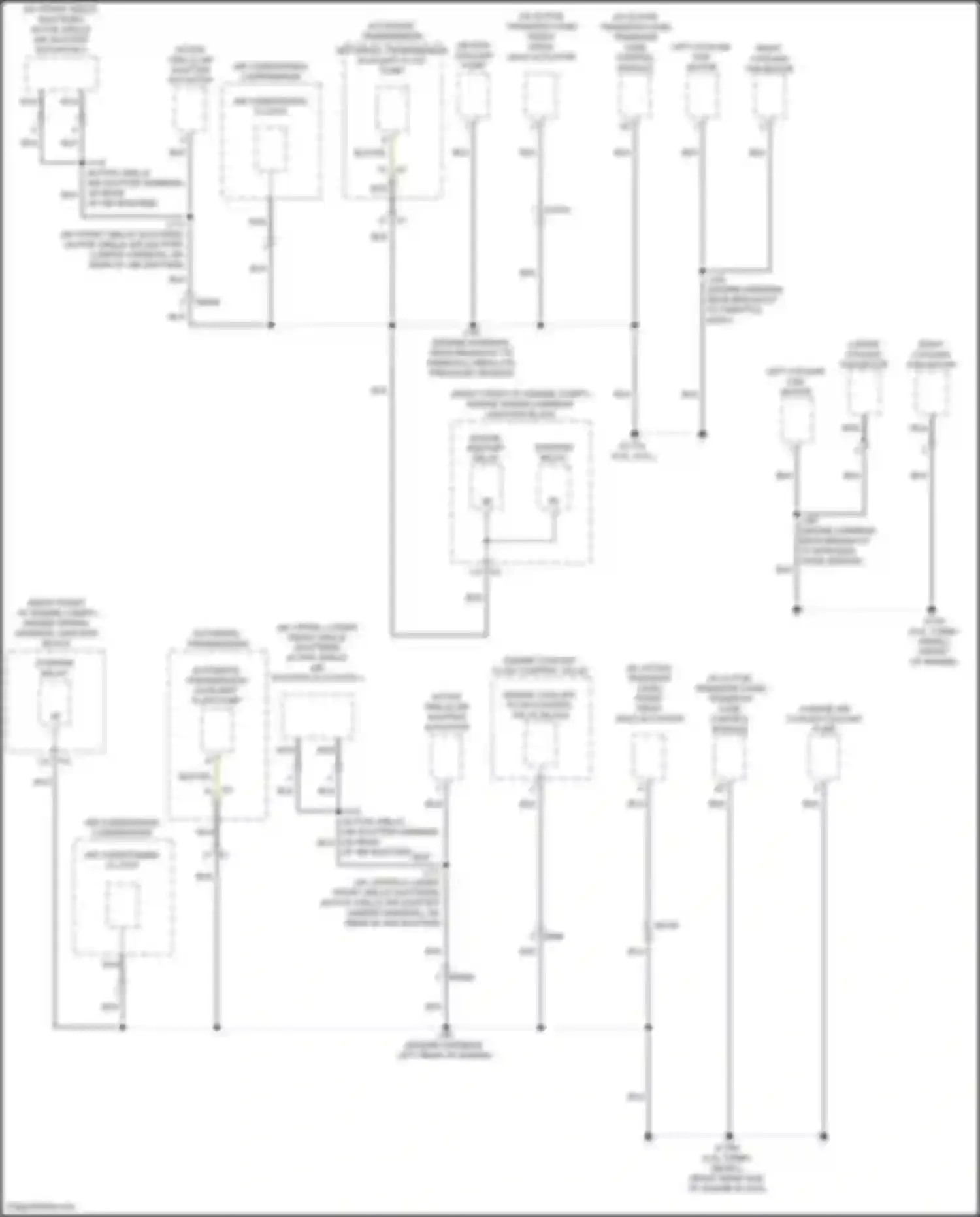 Wiring diagram engine restart relay for Chevrolet Tahoe V (2021-2024) (1 of 3)