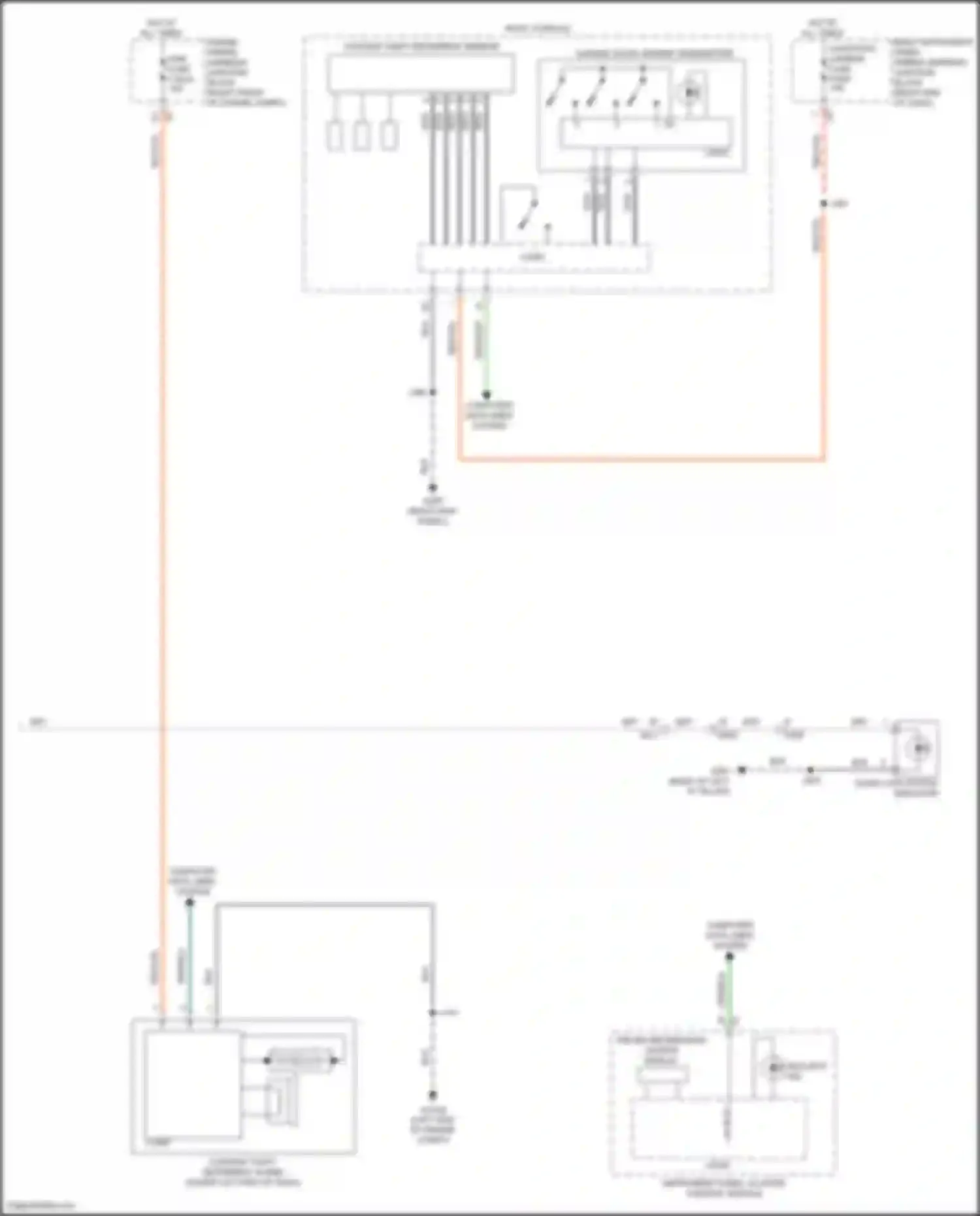 Wiring diagram engine wiring harness junction block for Chevrolet Tahoe V (2021-2024) (8 of 54)