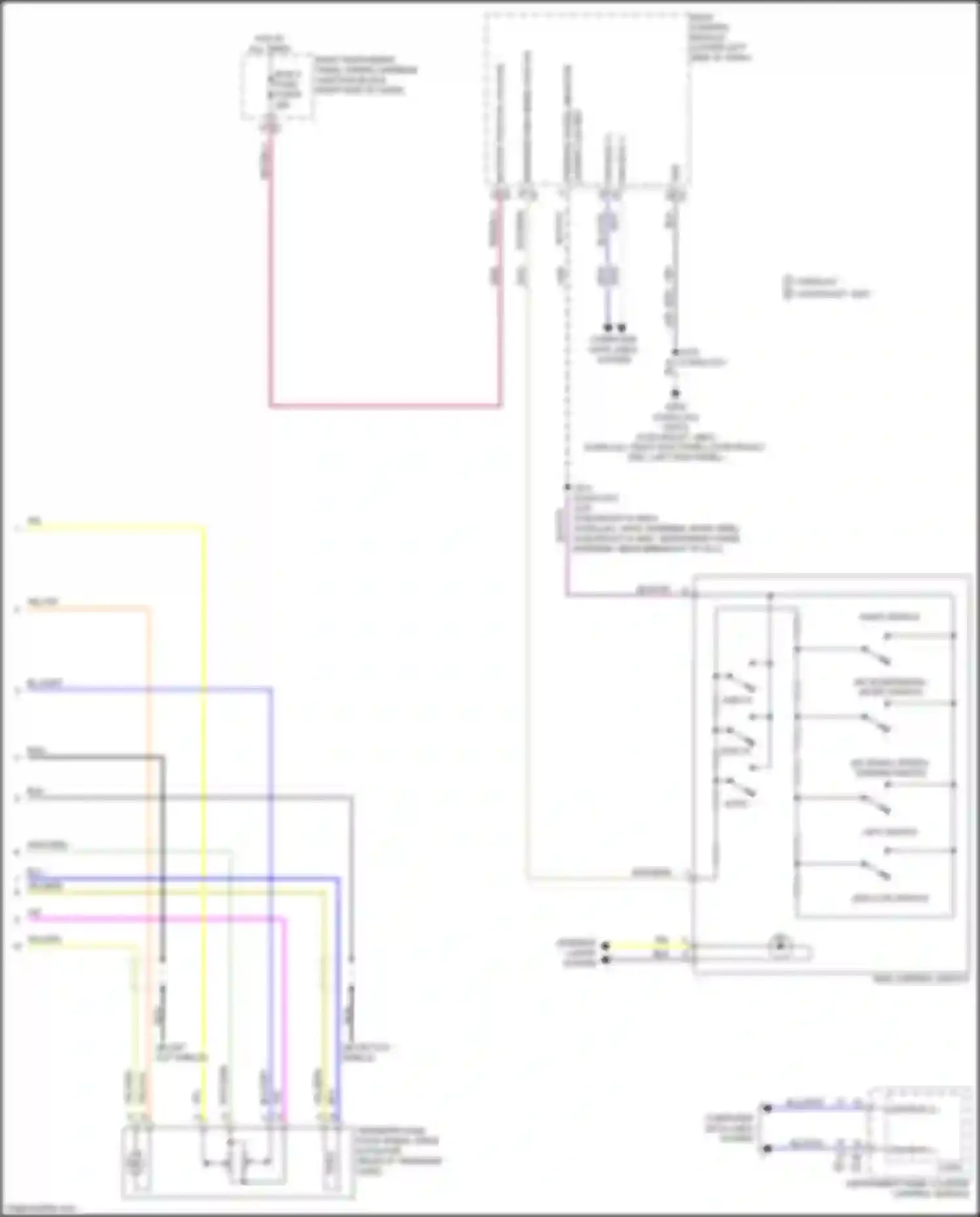 Wiring diagram enhanced drv mode 2 sw sig for Chevrolet Tahoe V (2021-2024) (1 of 1)