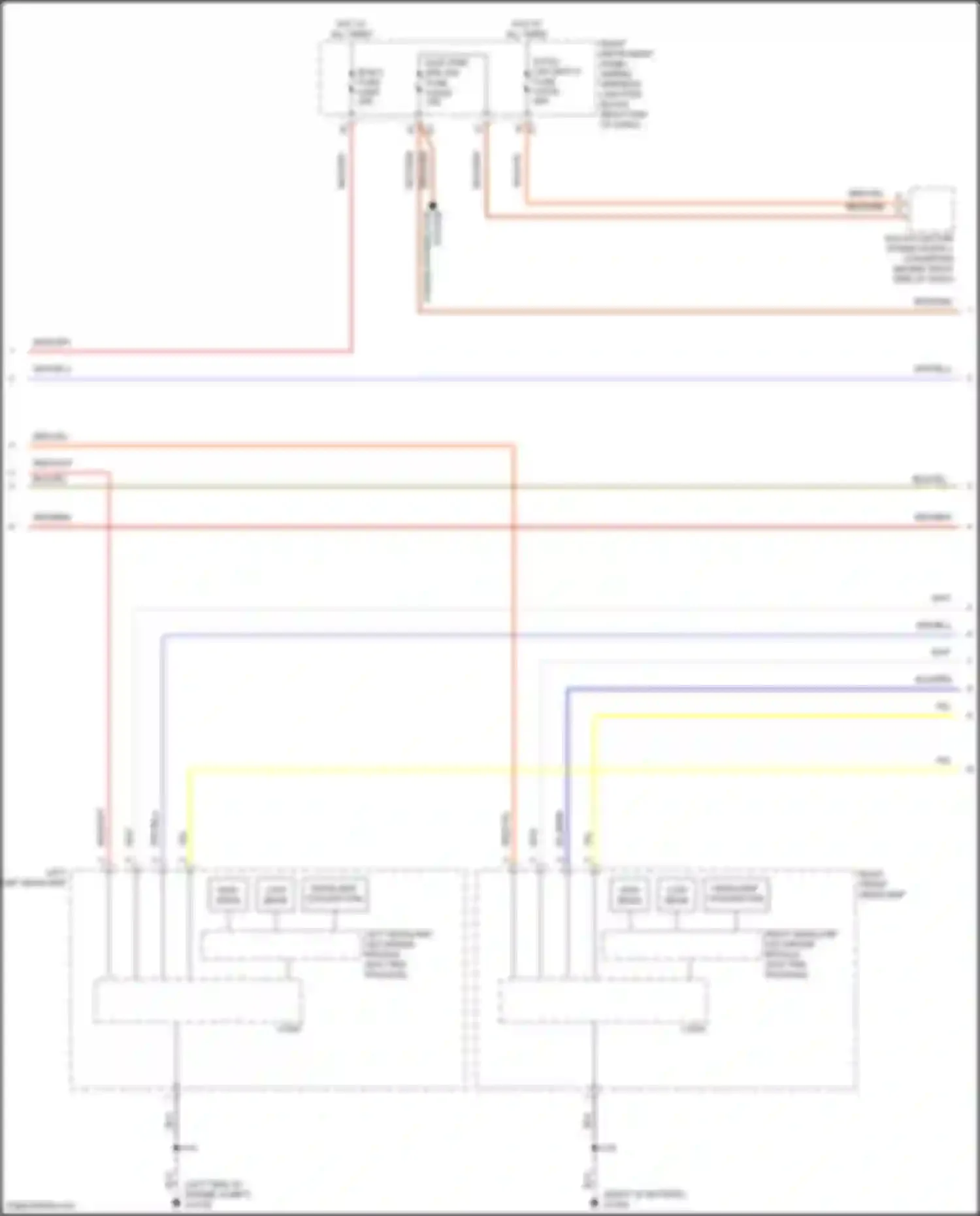 Wiring diagram headlamp cooling fan for Chevrolet Tahoe V (2021-2024) (1 of 1)