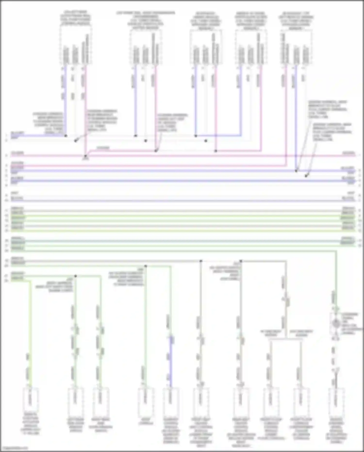 Wiring diagram heated steering wheel module for Chevrolet Tahoe V (2021-2024) (1 of 3)