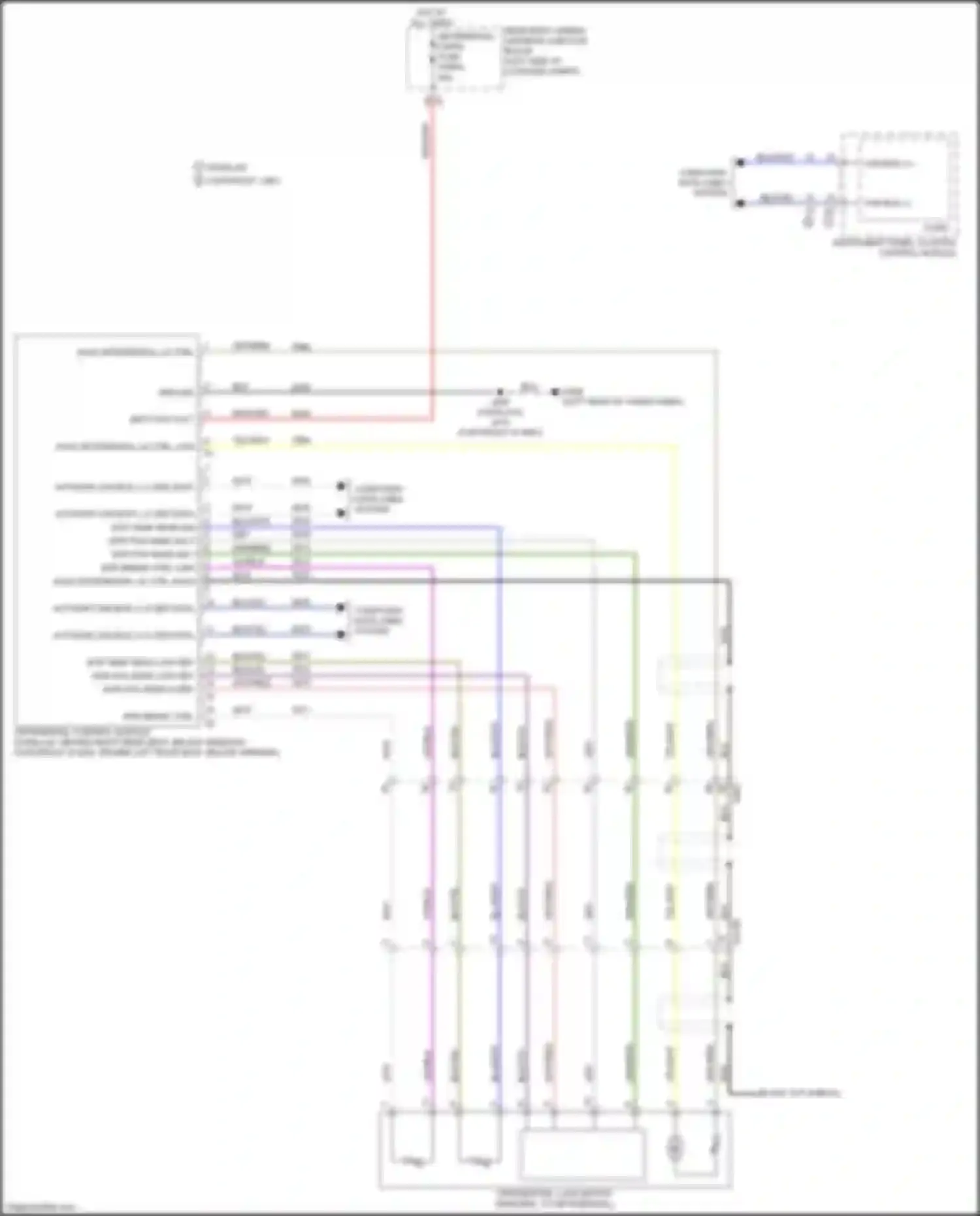 Wiring diagram instrument panel cluster control module for Chevrolet Tahoe V (2021-2024) (8 of 39)