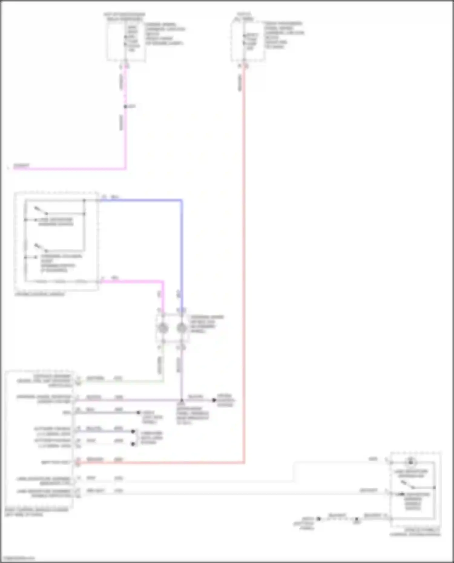 Wiring diagram lane departure warning disable switch sig for Chevrolet Tahoe V (2021-2024) (1 of 1)