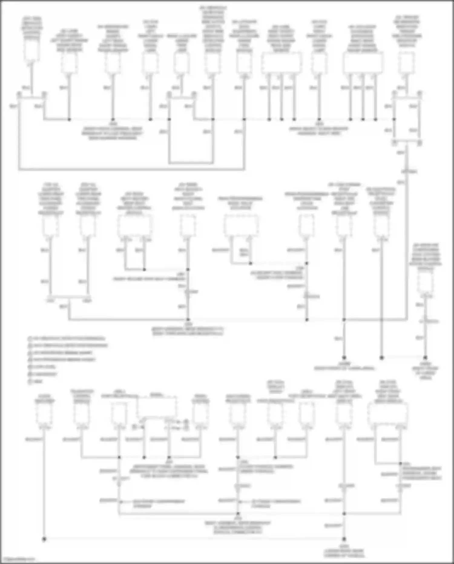 Wiring diagram low level for Chevrolet Tahoe V (2021-2024) (1 of 2)