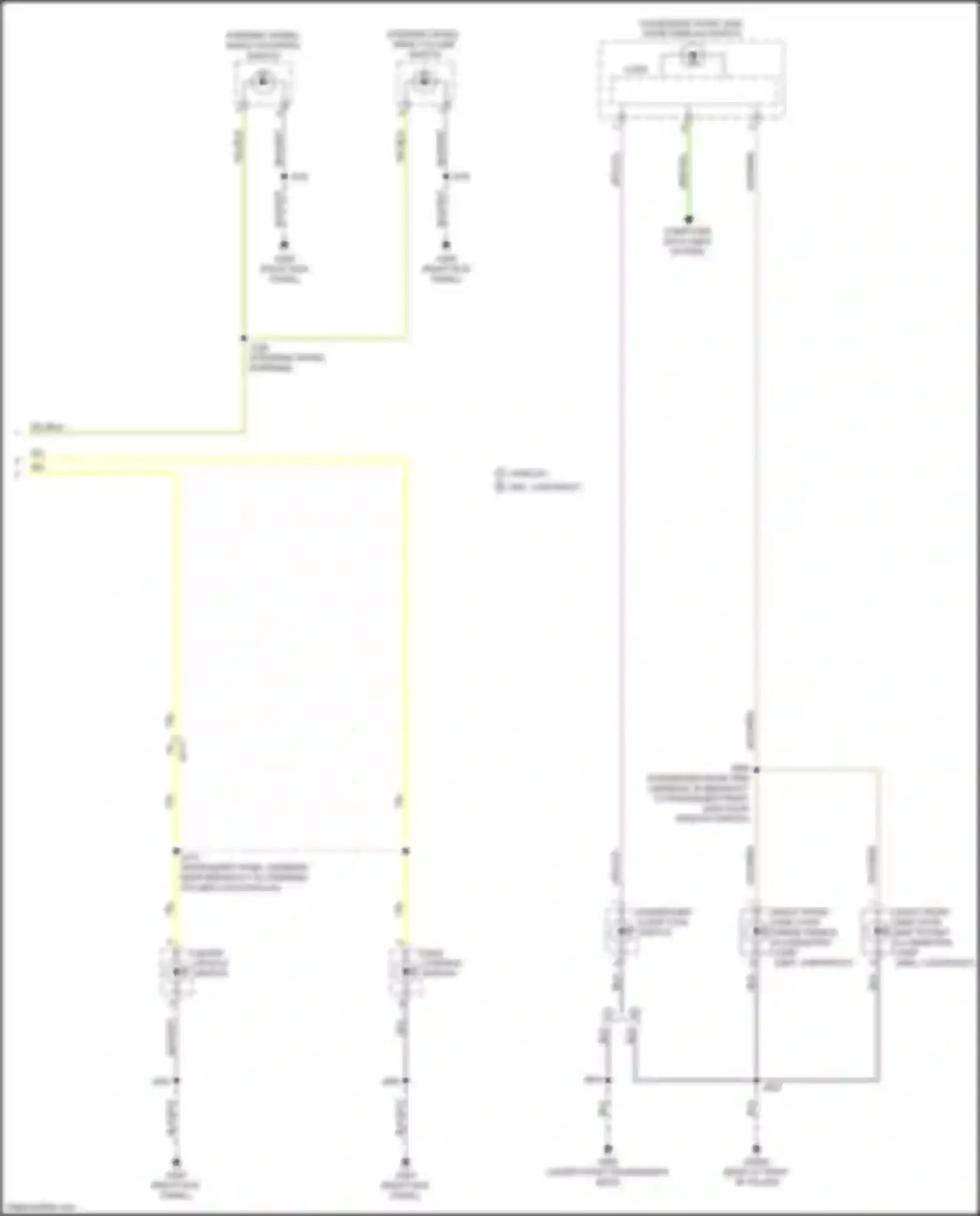 Wiring diagram on/off vehicle switch for Chevrolet Tahoe V (2021-2024) (5 of 7)