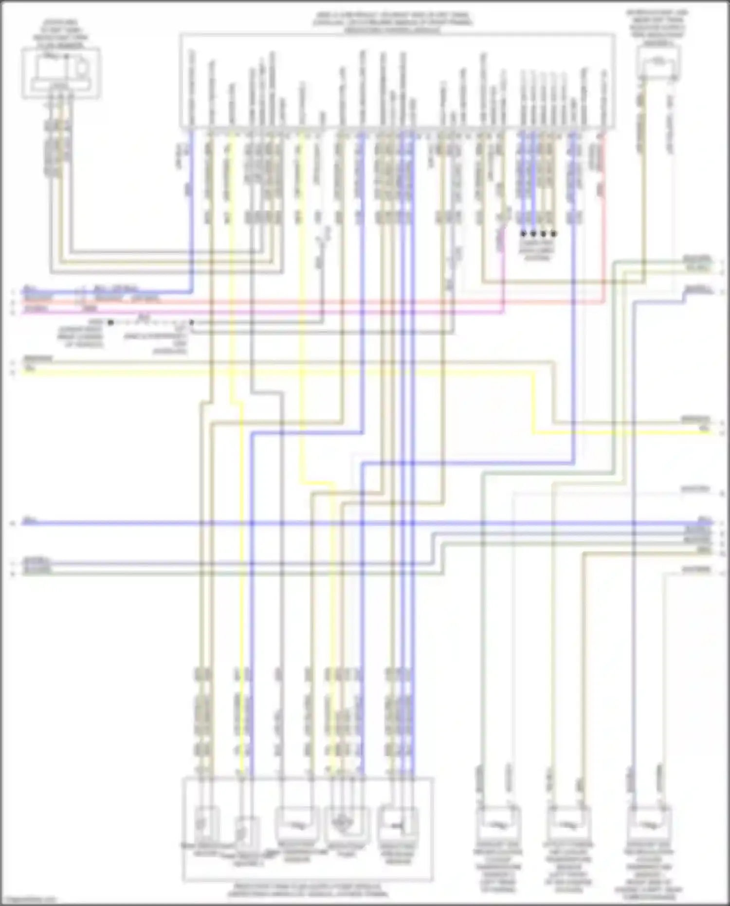 Wiring diagram outlet charge air cooler temperature sensor for Chevrolet Tahoe V (2021-2024) (1 of 1)