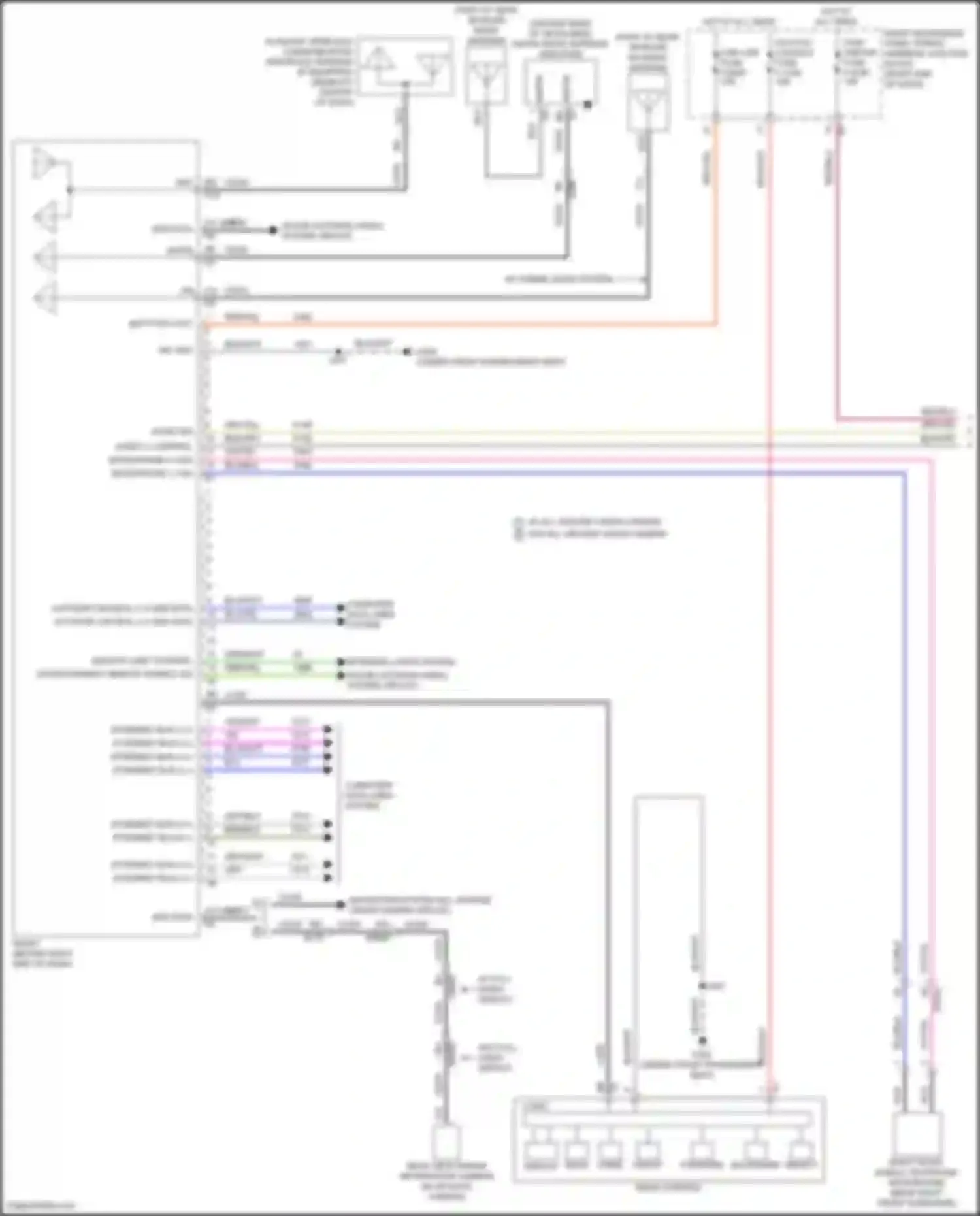 Wiring diagram radio antenna for Chevrolet Tahoe V (2021-2024) (3 of 8)
