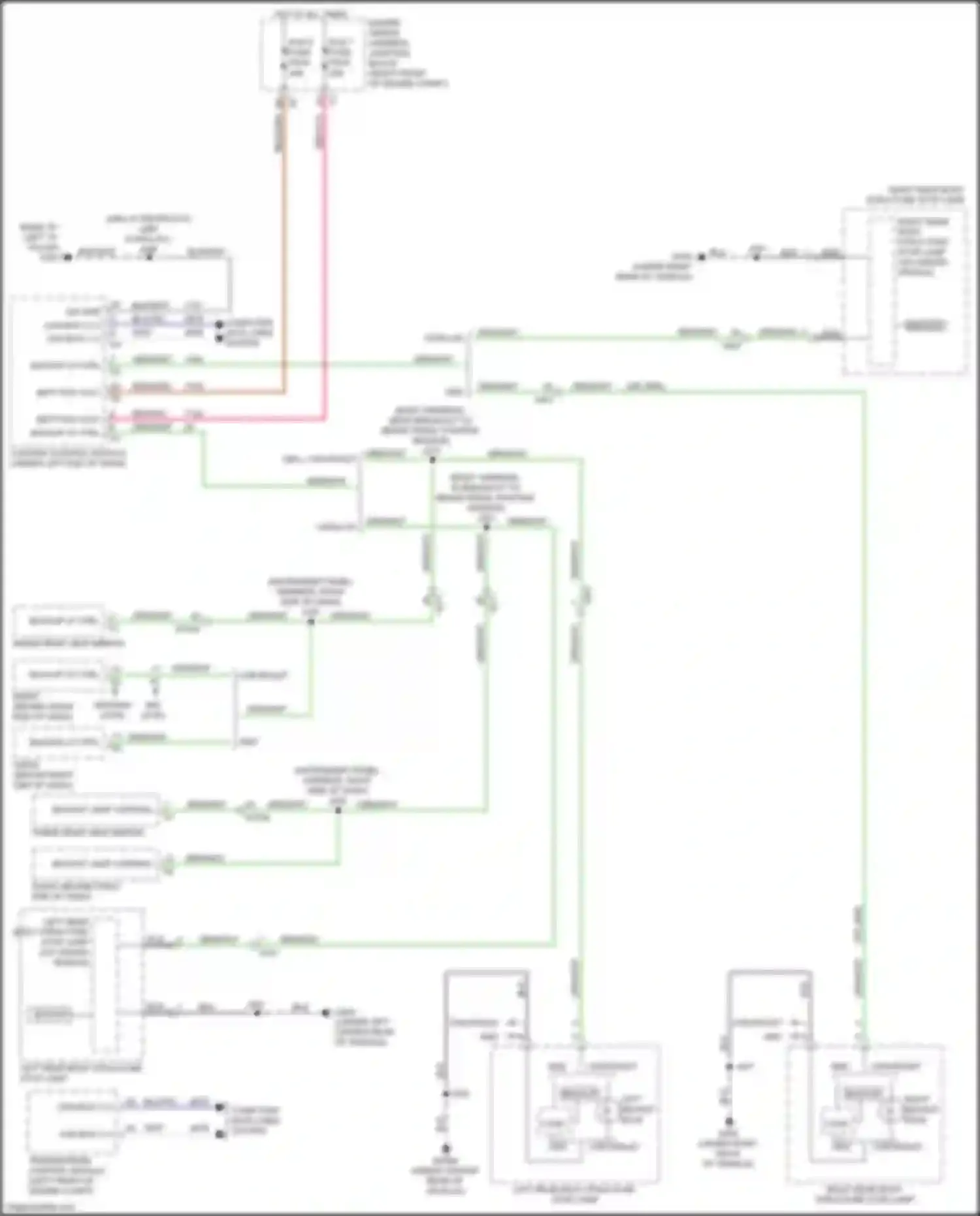 Wiring diagram right rear body structure stop lamp led driver module for Chevrolet Tahoe V (2021-2024) (1 of 1)