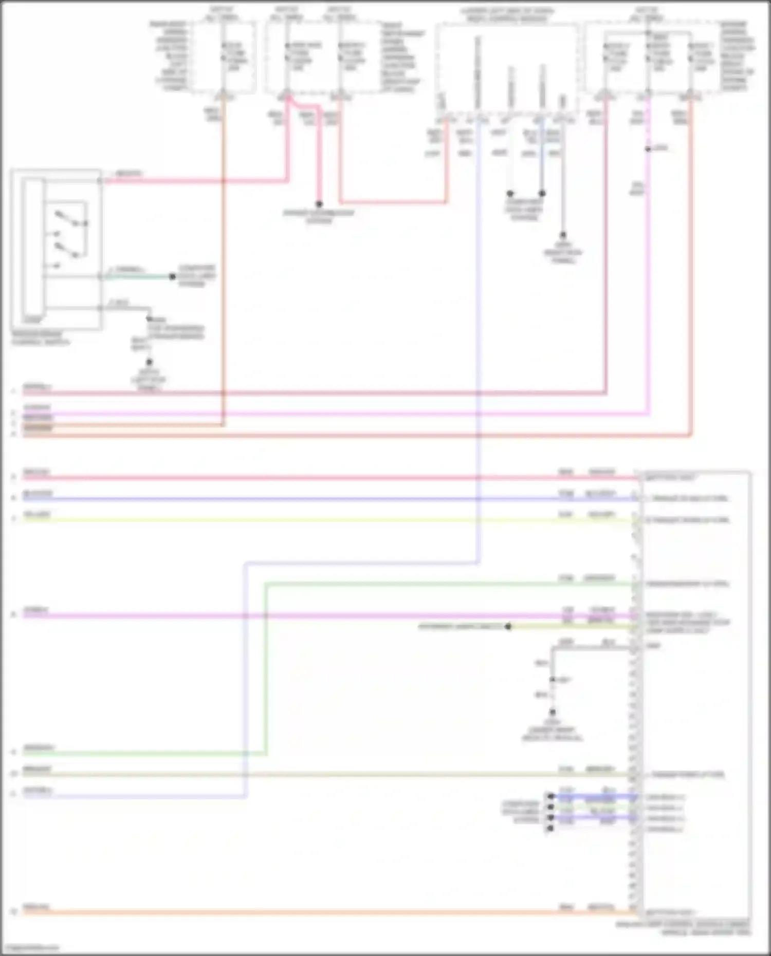 Wiring diagram run/crnk ign 1 volt cen high mounted stop lamp supply volt for Chevrolet Tahoe V (2021-2024) (1 of 1)