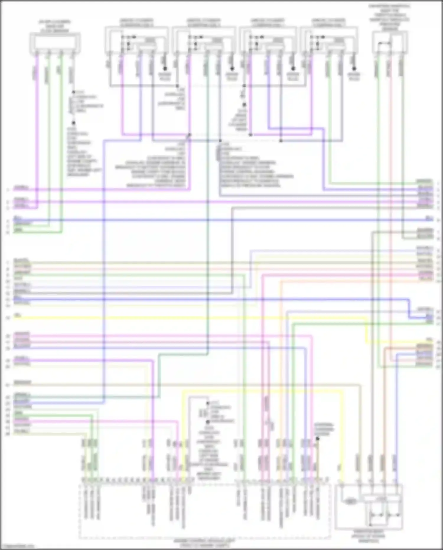 Wiring diagram sens bus enable for Chevrolet Tahoe V (2021-2024) (4 of 5)