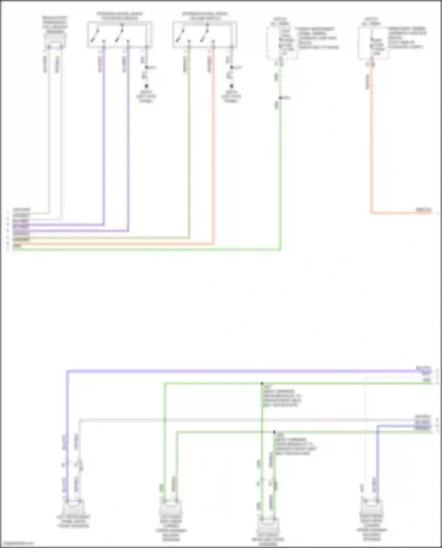 Wiring diagram steering wheel radio favorites switch for Chevrolet Tahoe V (2021-2024) (5 of 11)