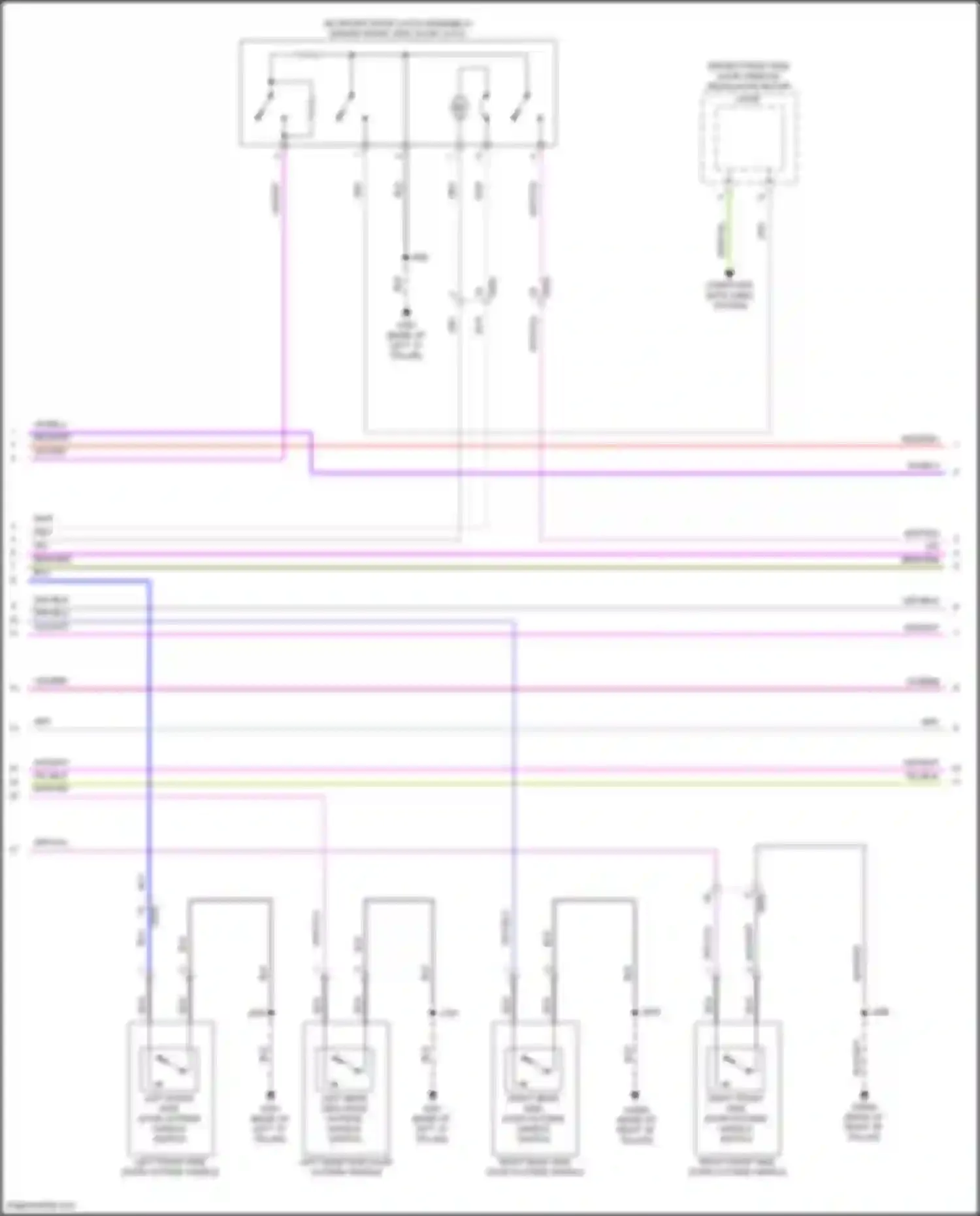 Wiring diagram vio/brn for Chevrolet Tahoe V (2021-2024) (2 of 14)