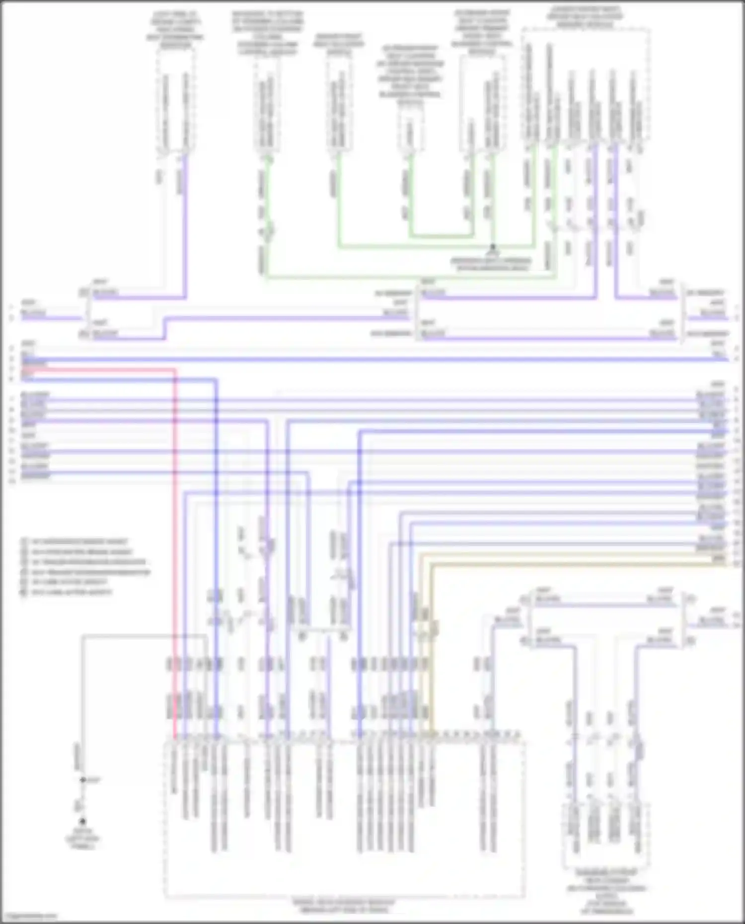 Wiring diagram w/o trailer integration indicator for Chevrolet Tahoe V (2021-2024) (1 of 1)