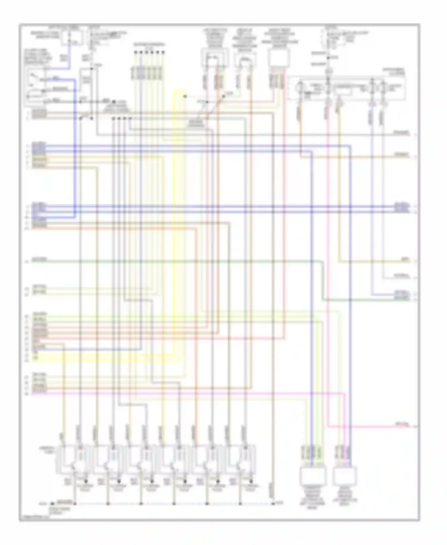 Tracker Chevrolet II (1998-2004): Wiring diagram engine performance 2.5l vin 4s (2 of 3)