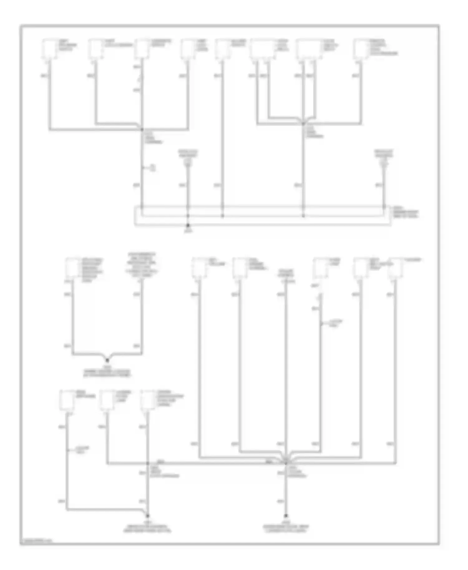 Tracker Chevrolet II (1998-2004): Ground distribution circuit (3 of 3)