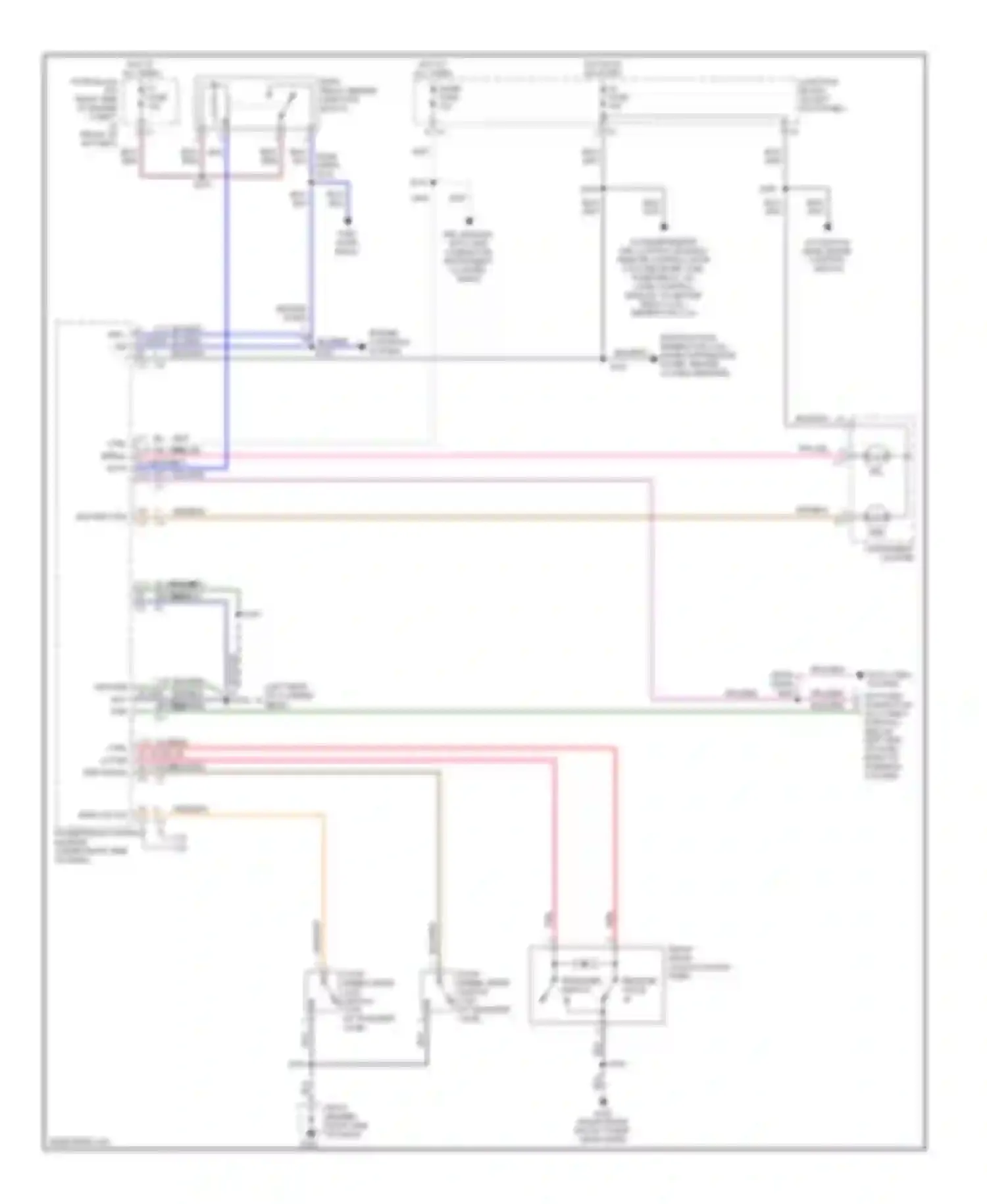 Tracker Chevrolet II (1998-2004): 2.5l vin 1, transfer case circuit
