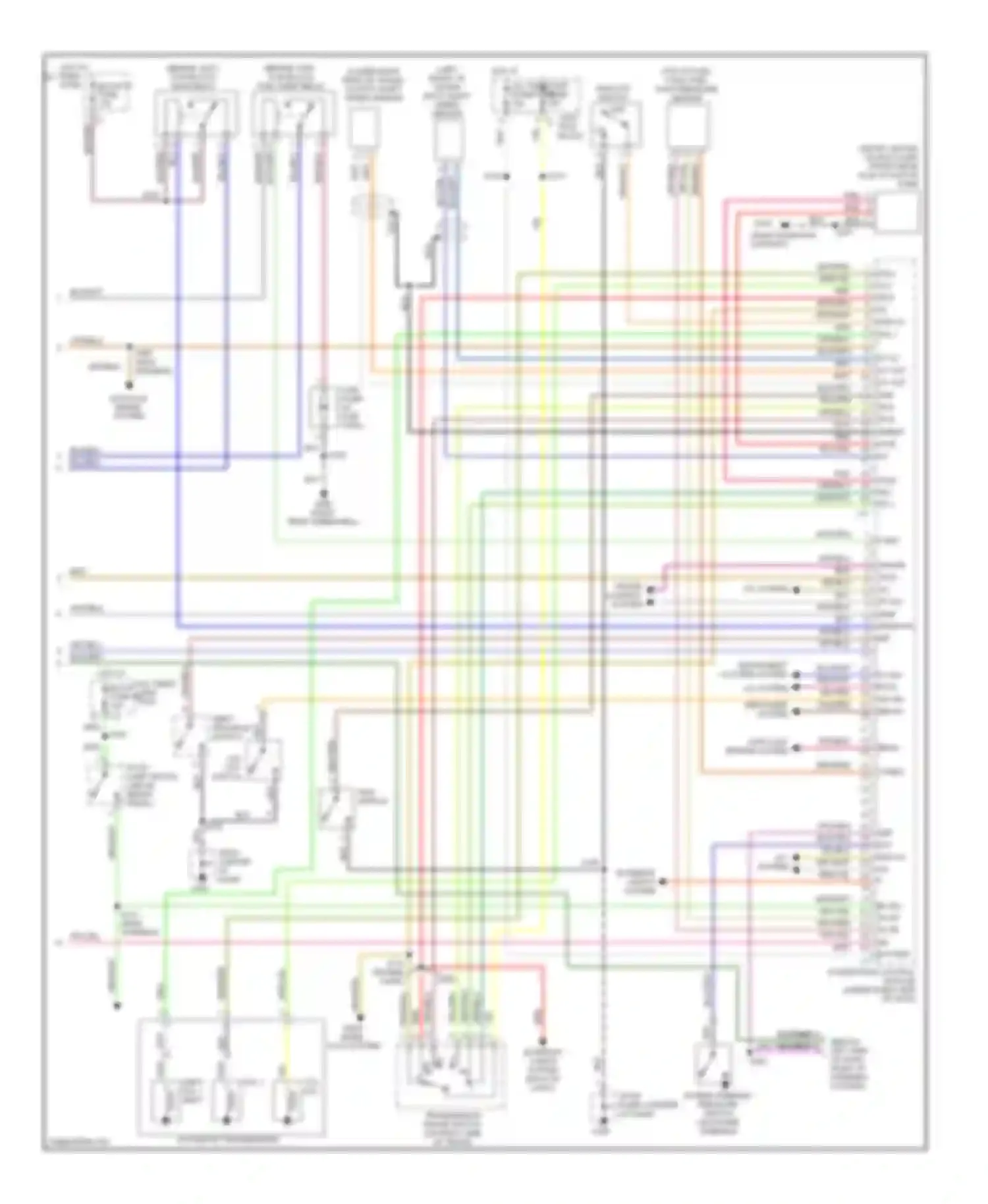 Wiring diagram anti-lock brakes system for Chevrolet Tracker II (1998-2004) (2 of 2)