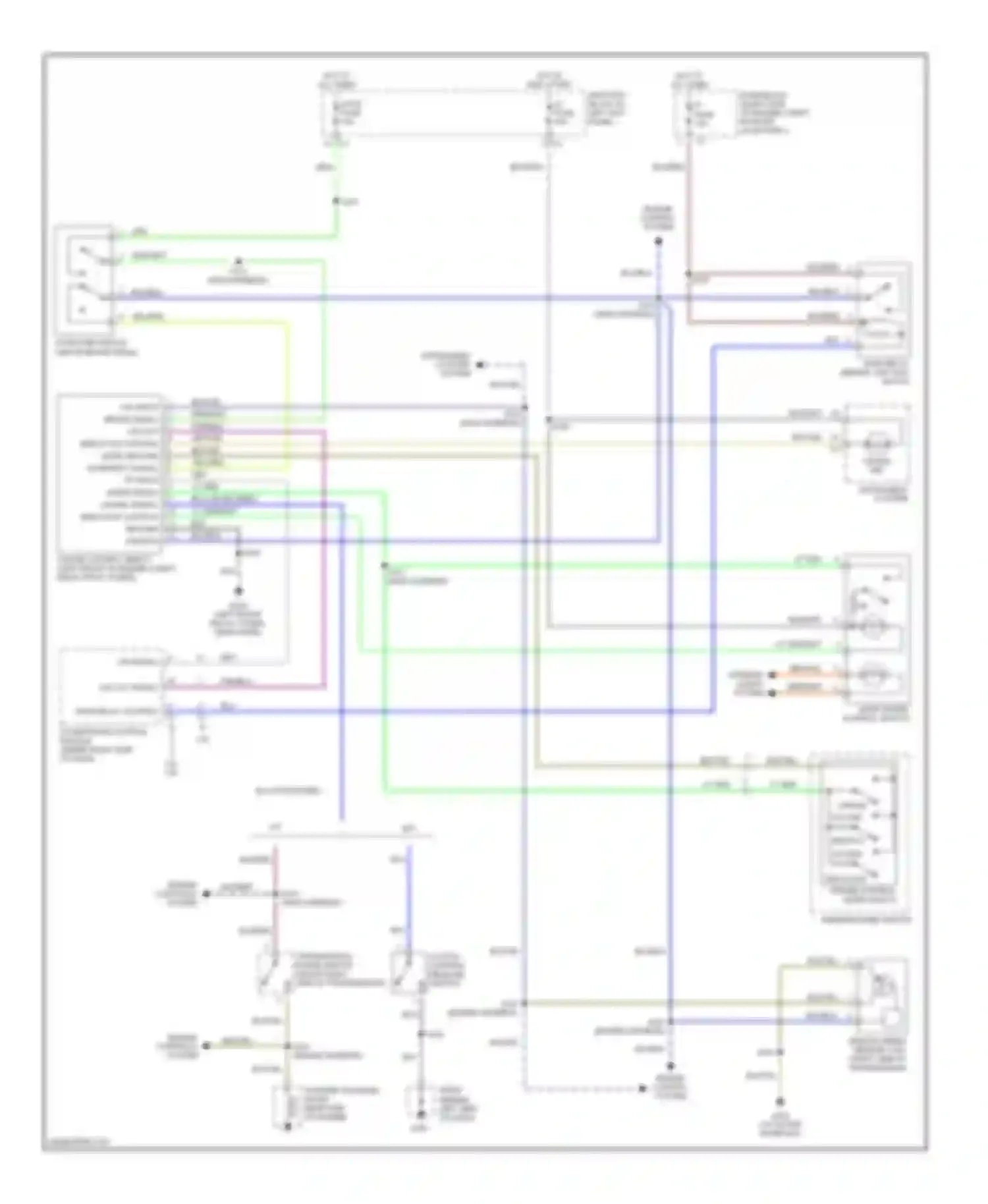 Wiring diagram gry for Chevrolet Tracker II (1998-2004) (1 of 14)