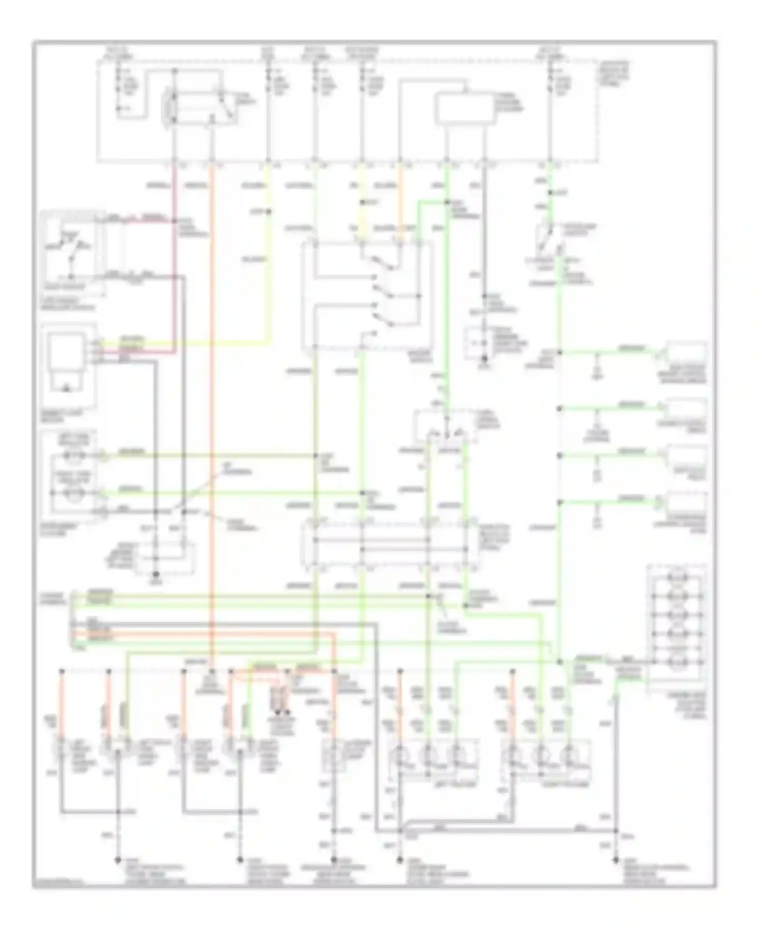 Wiring diagram hot at all times for Chevrolet Tracker II (1998-2004) (5 of 20)